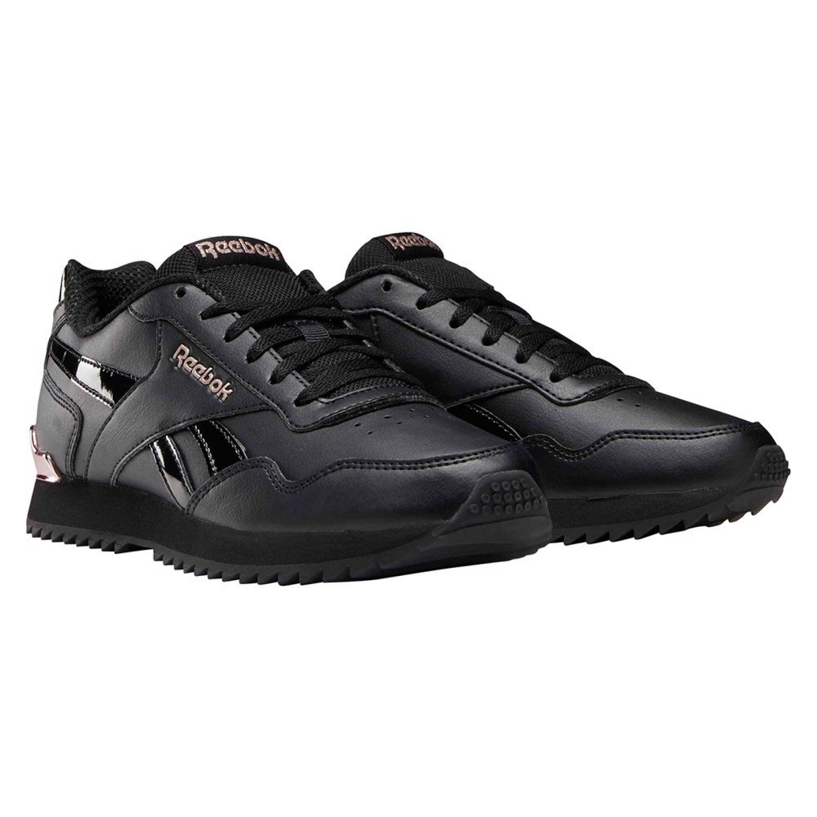 Tenis Reebok Para Dama Royal Glide Ripple Dv6704 Negro Rosa
