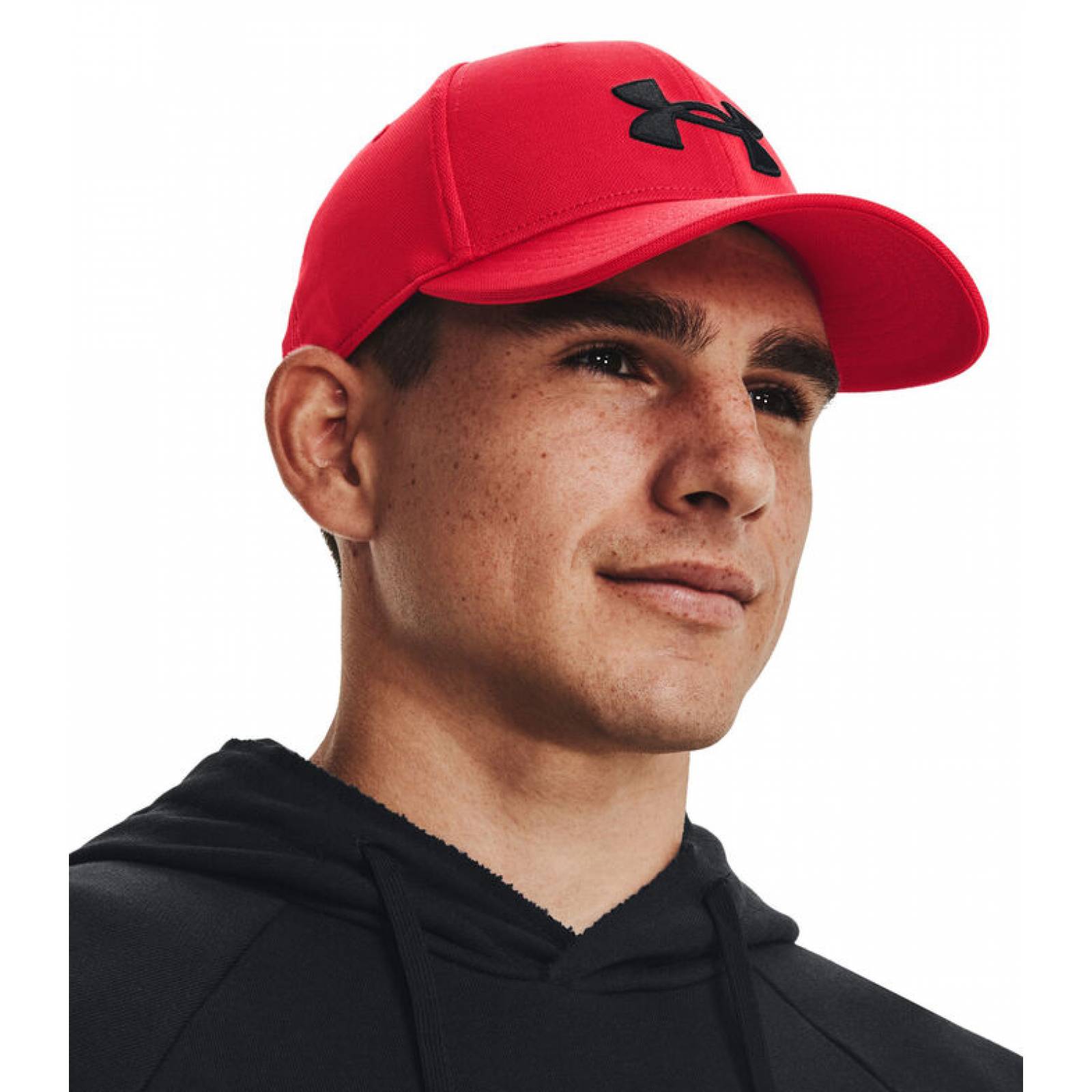Gorra Under Armour De Hombre Blitzing 1376701 600 Ajustable Rojo