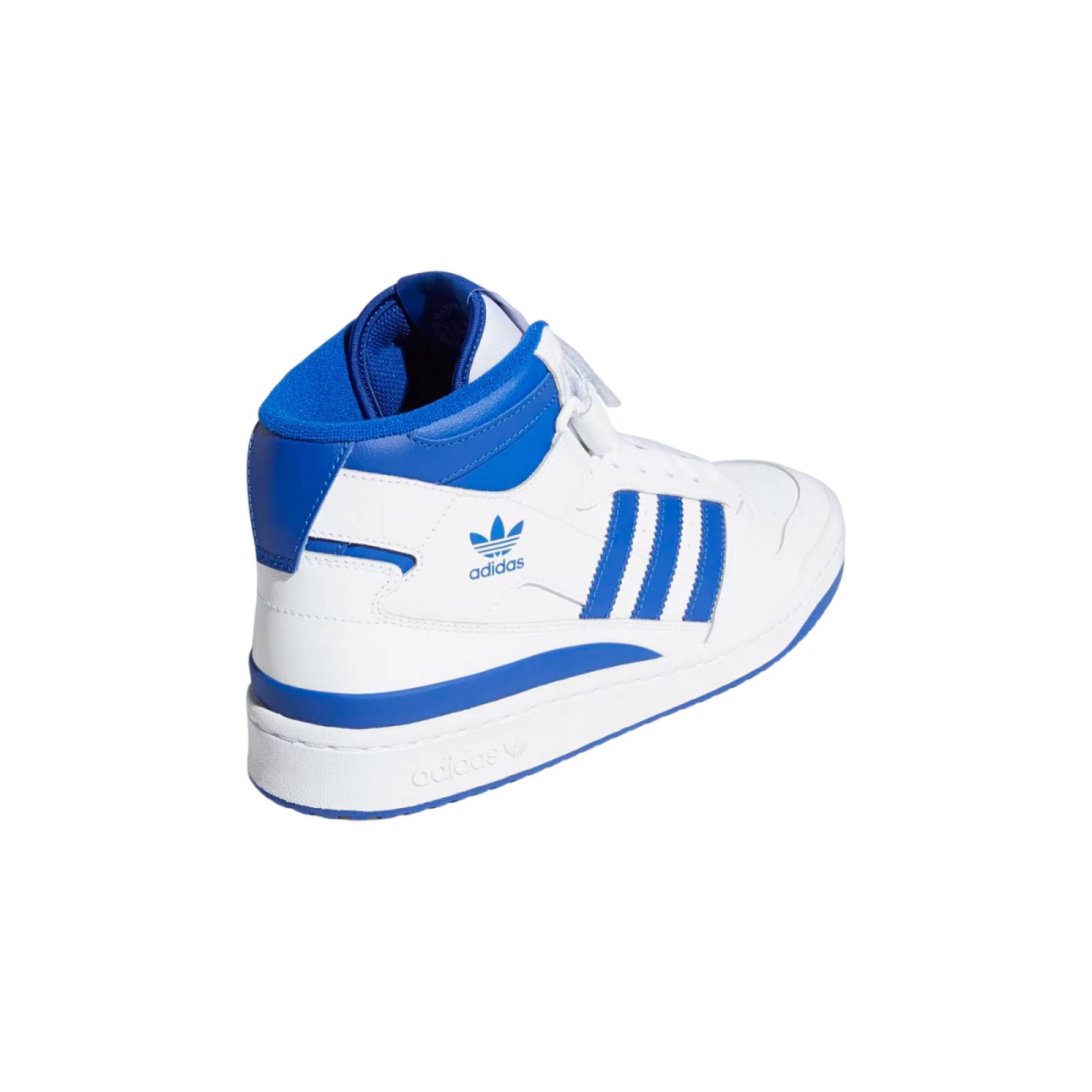 Tenis Adidas Para Hombre Forum Mid FY4976   Blanco Azul.
