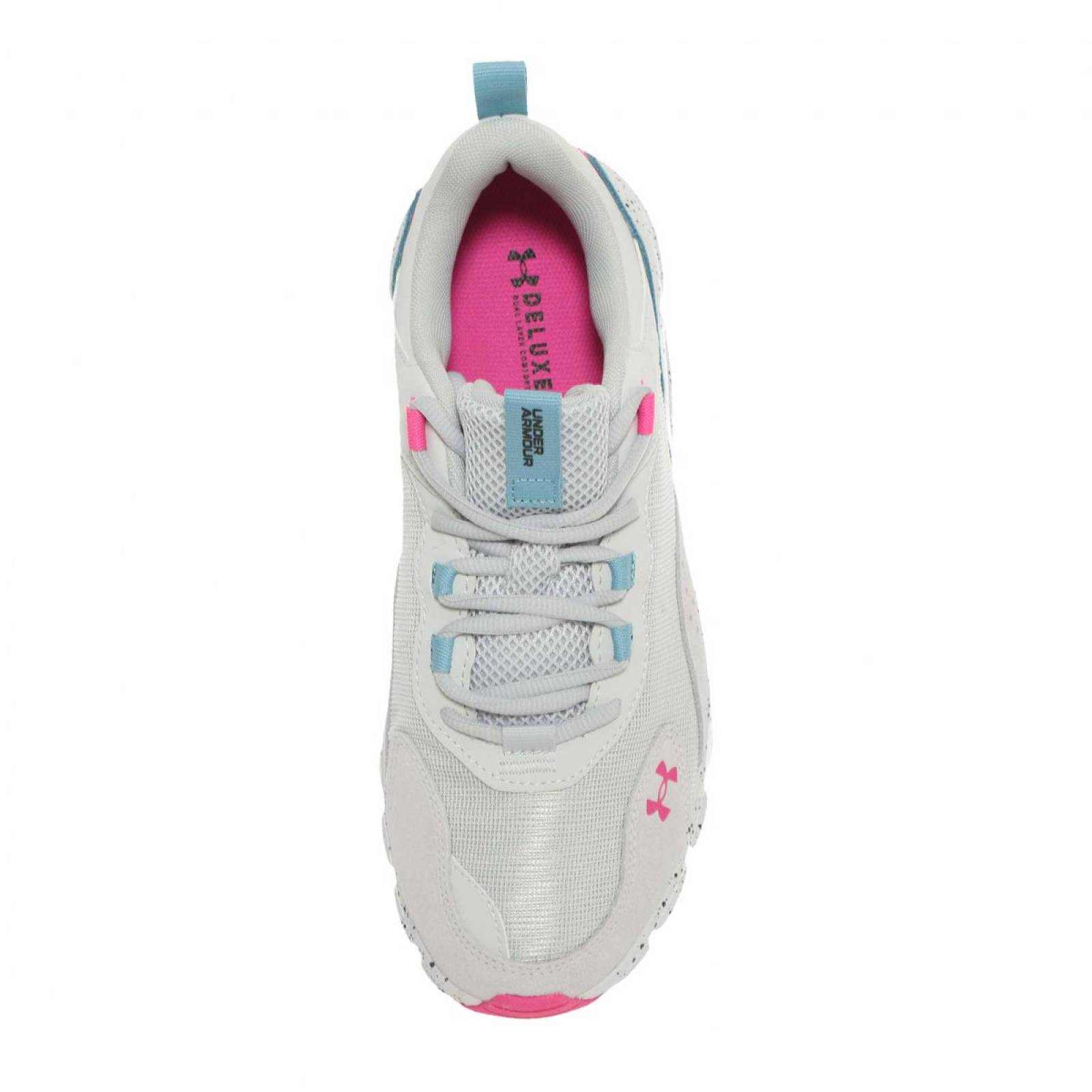 Tenis Under Armour Dama Charged Verssert Spkle 3025751 106 Gris Multicolor