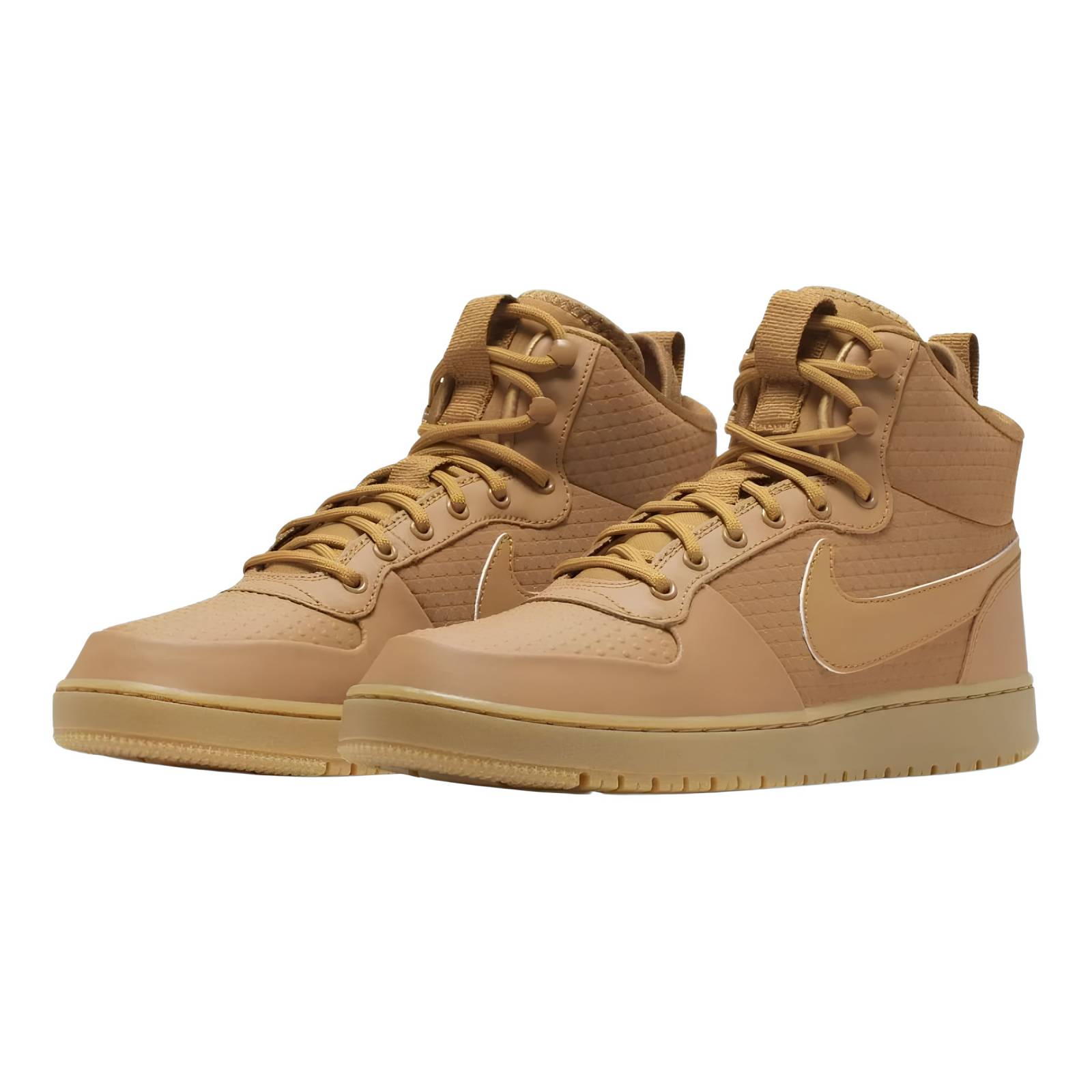 Tenis Nike De Hombre Court Borough Mid Winter Aa0547 700 Marrón Claro