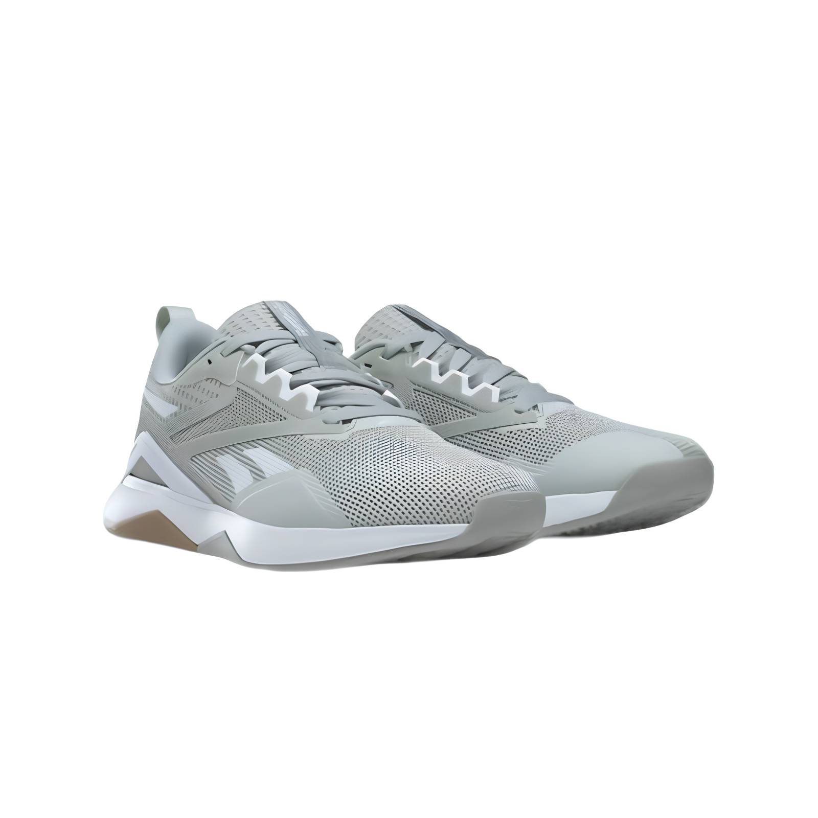 Tenis Reebok Para Mujer Nanoflex Tr 20 Hq4223 Gris Menta.