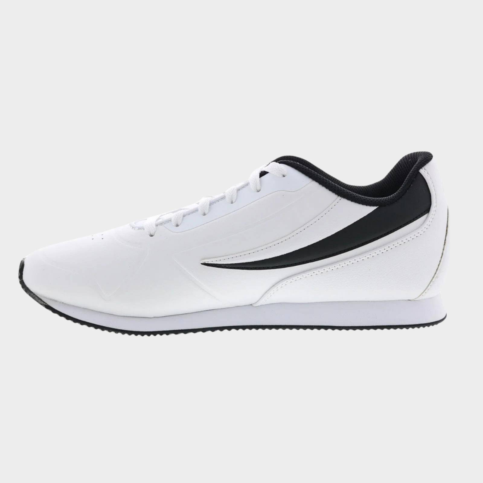 Tenis Fila De Mujer Volari 5dm00008 120 Blanco Negro Casual.