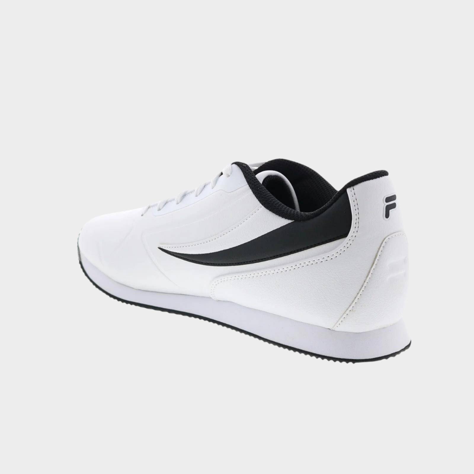 Tenis Fila De Mujer Volari 5dm00008 120 Blanco Negro Casual.