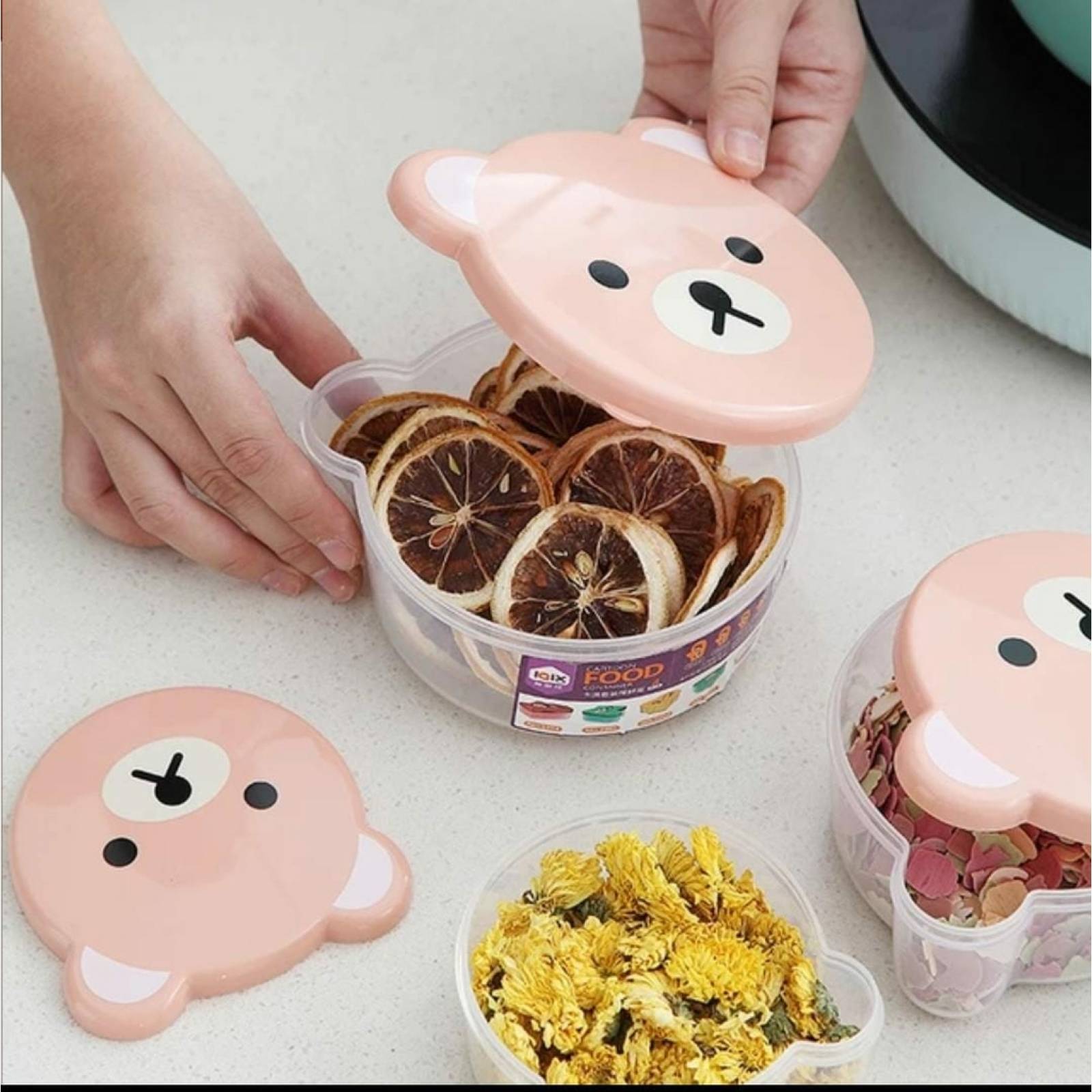 Set De 4 Tupper Niños