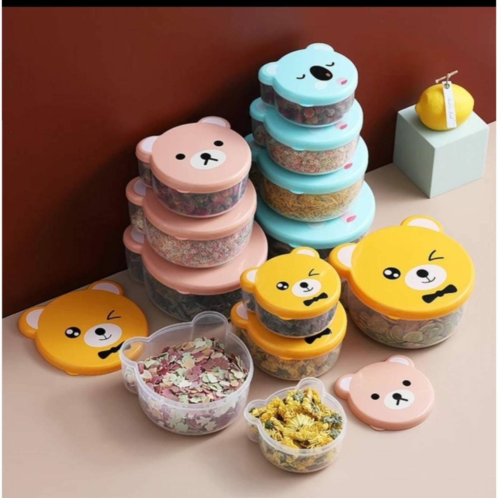 Set De 4 Tupper Niños