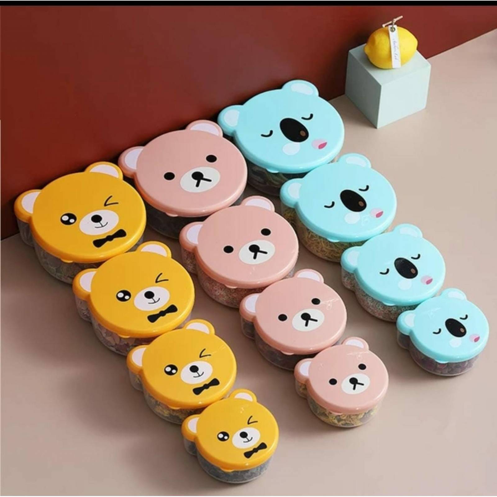 Set De 4 Tupper Niños