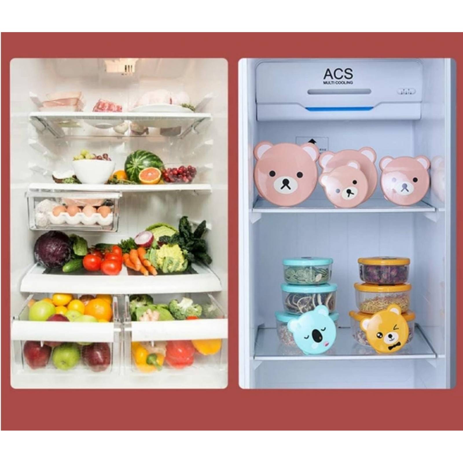 Set De 4 Tupper Niños