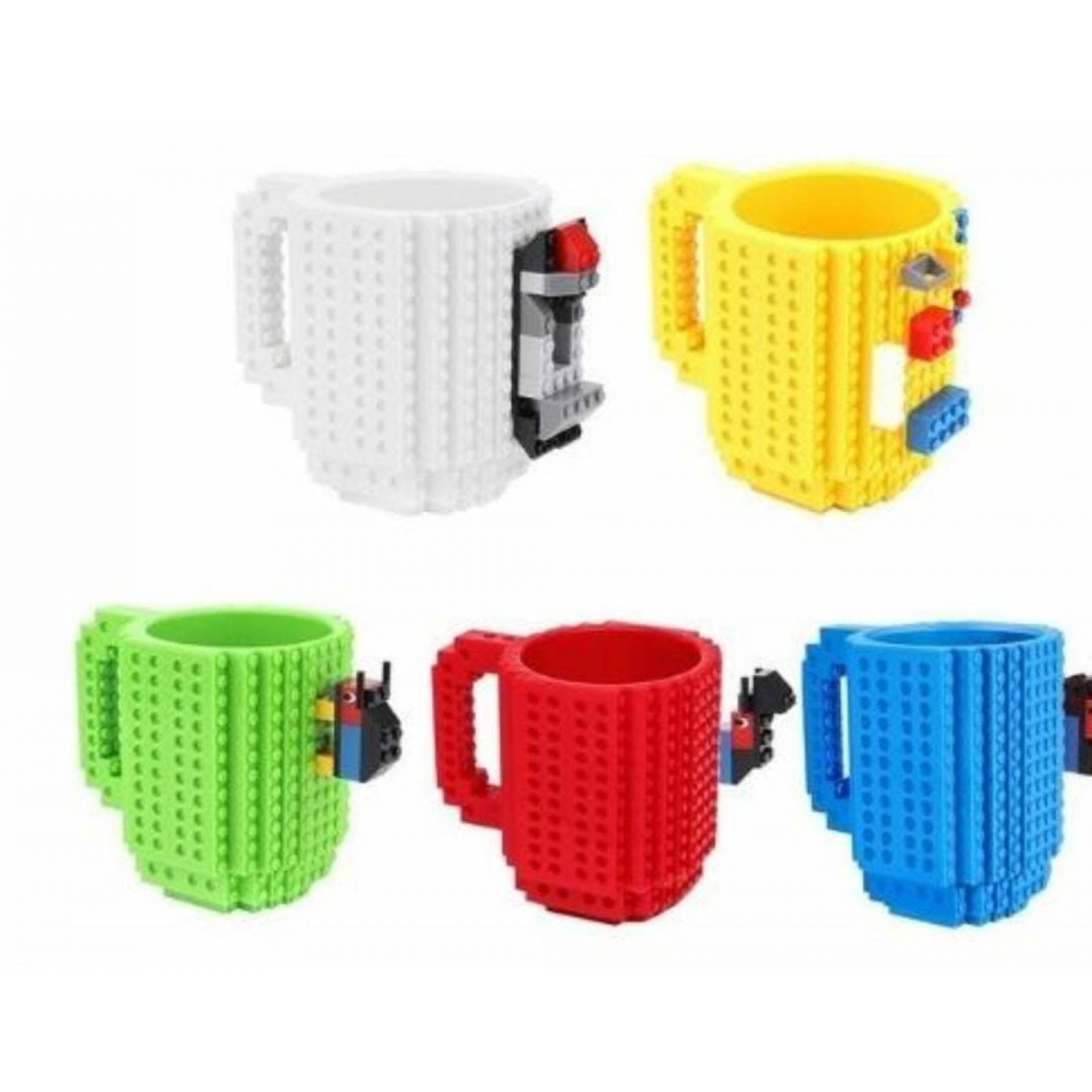 Taza de bloques tipo Lego