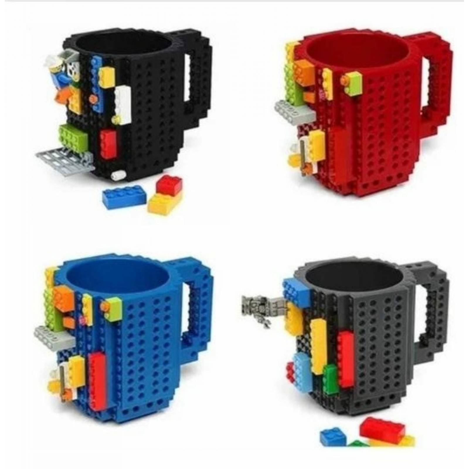 Taza de bloques tipo Lego