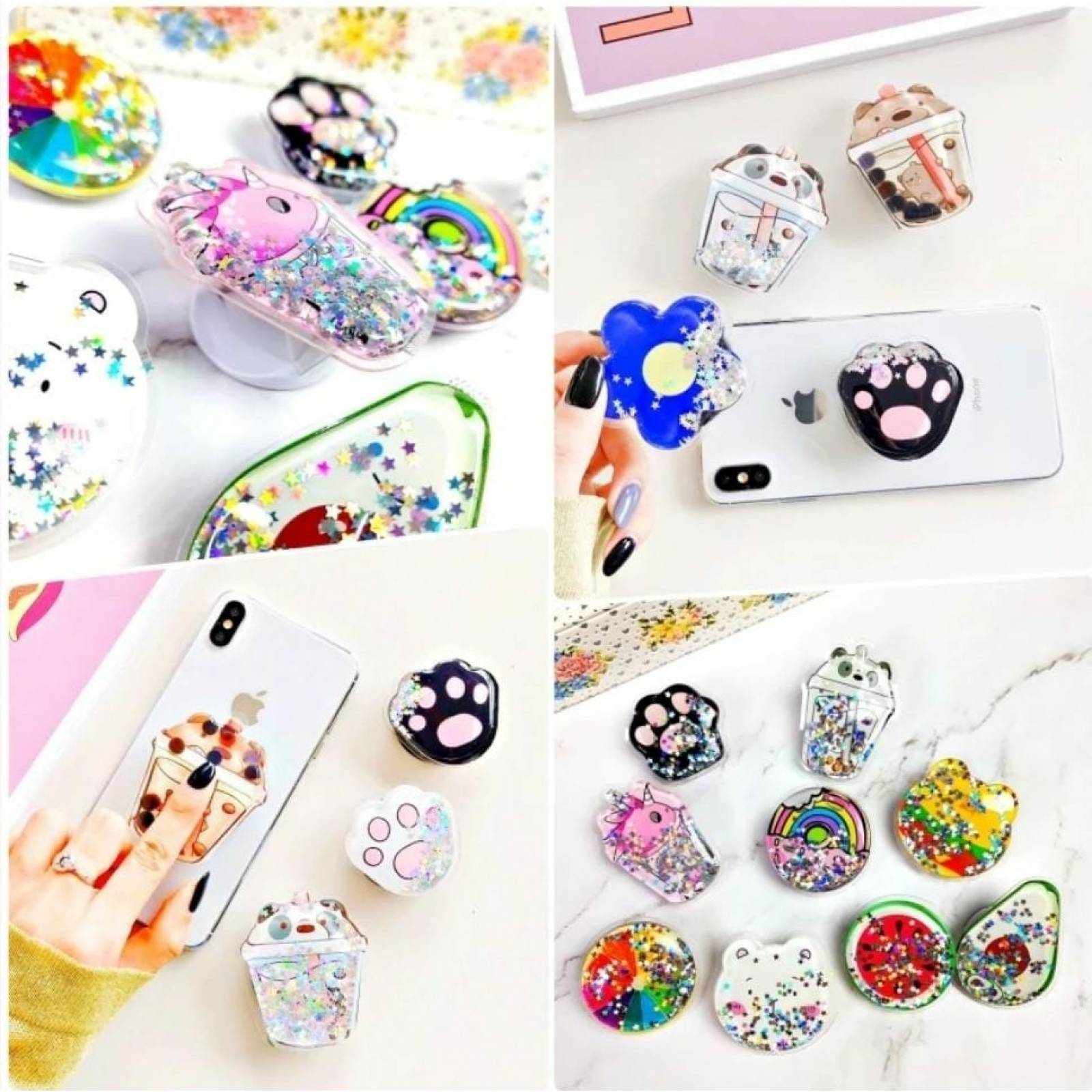 Pop Socket De Agua 3D