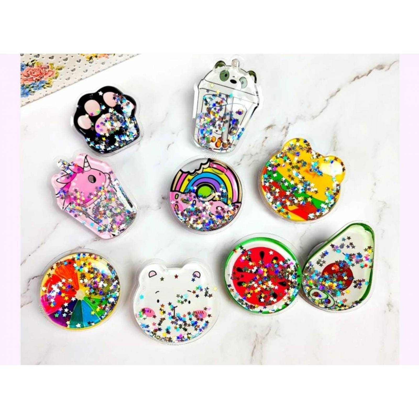 Pop Socket De Agua 3D