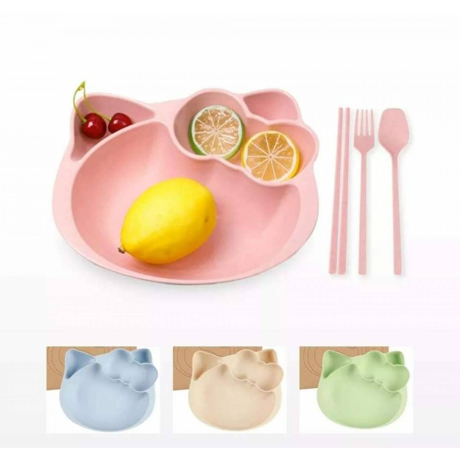 3 sets de Plato Hello Kitty