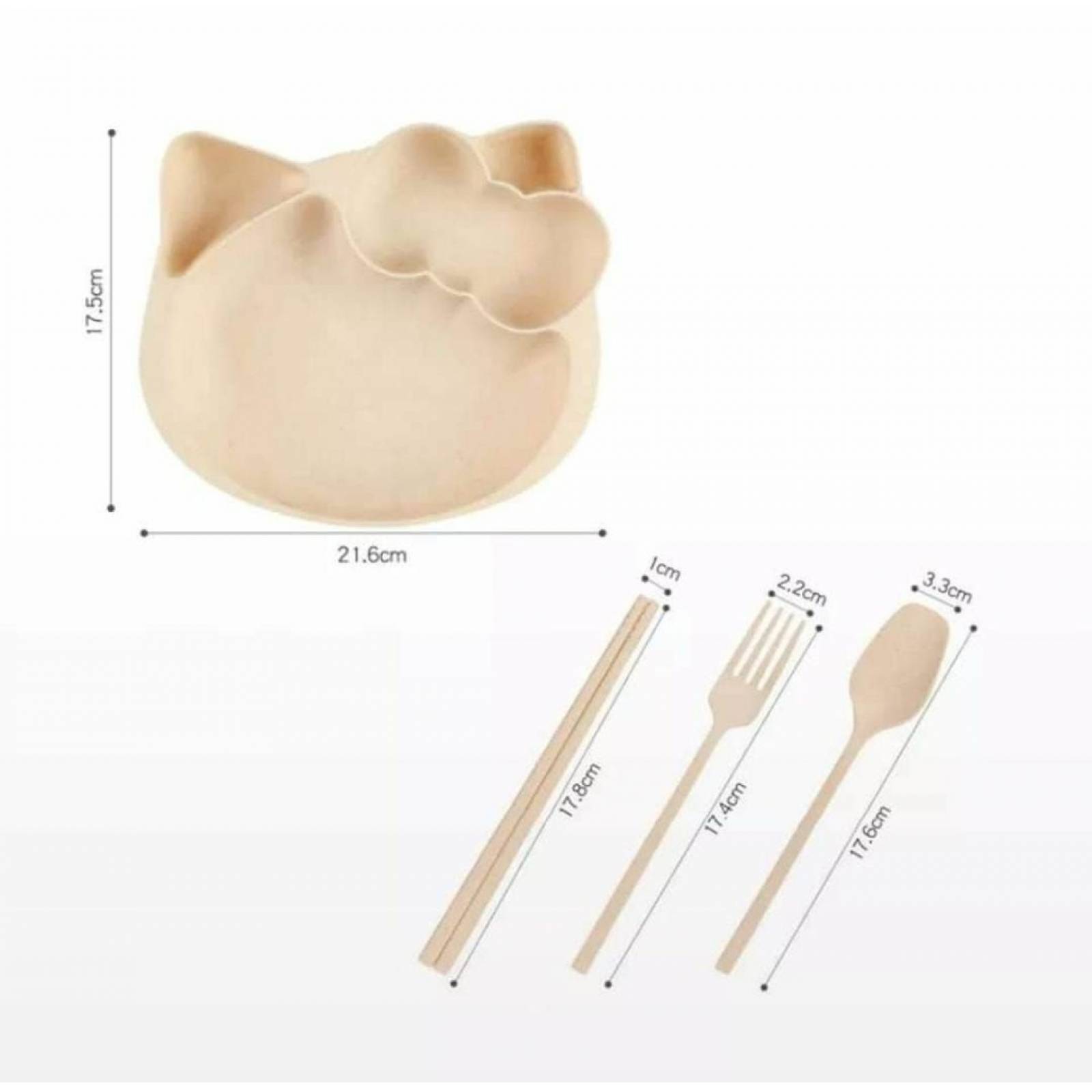 3 sets de Plato Hello Kitty