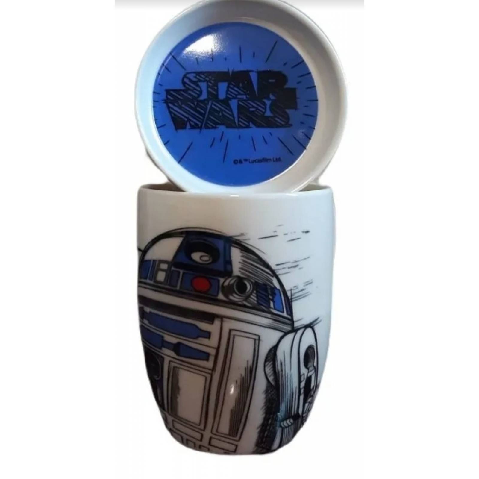 Taza R2D2 Con Tapa