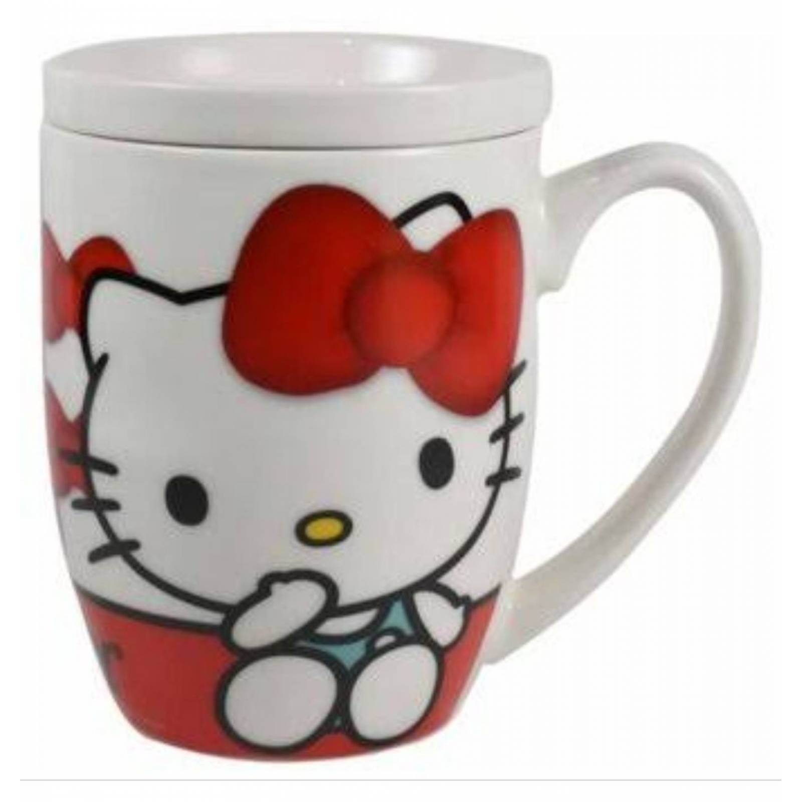Taza Hello Kitty Con Tapa