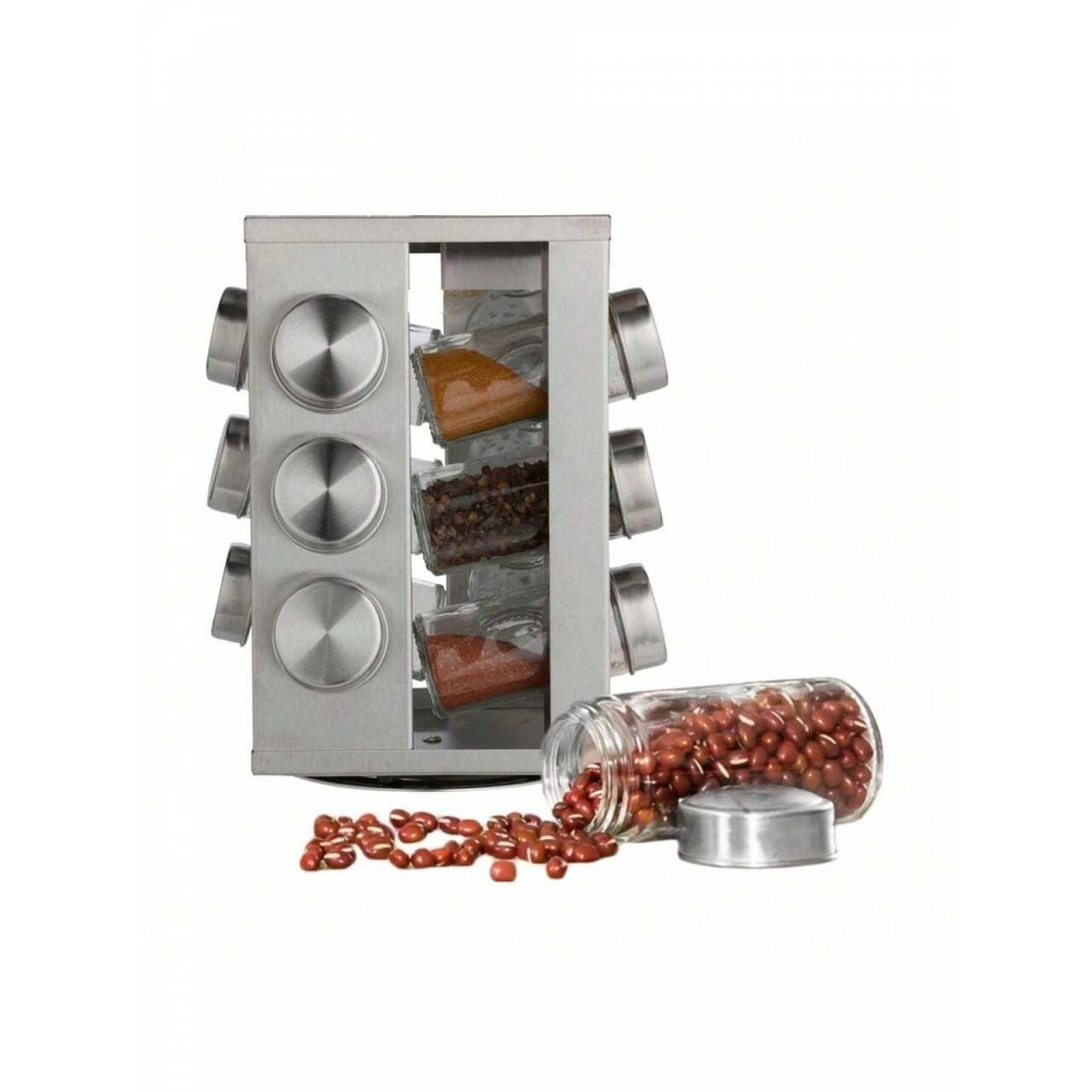 Especieros de 12 Piezas Acero Inoxidable