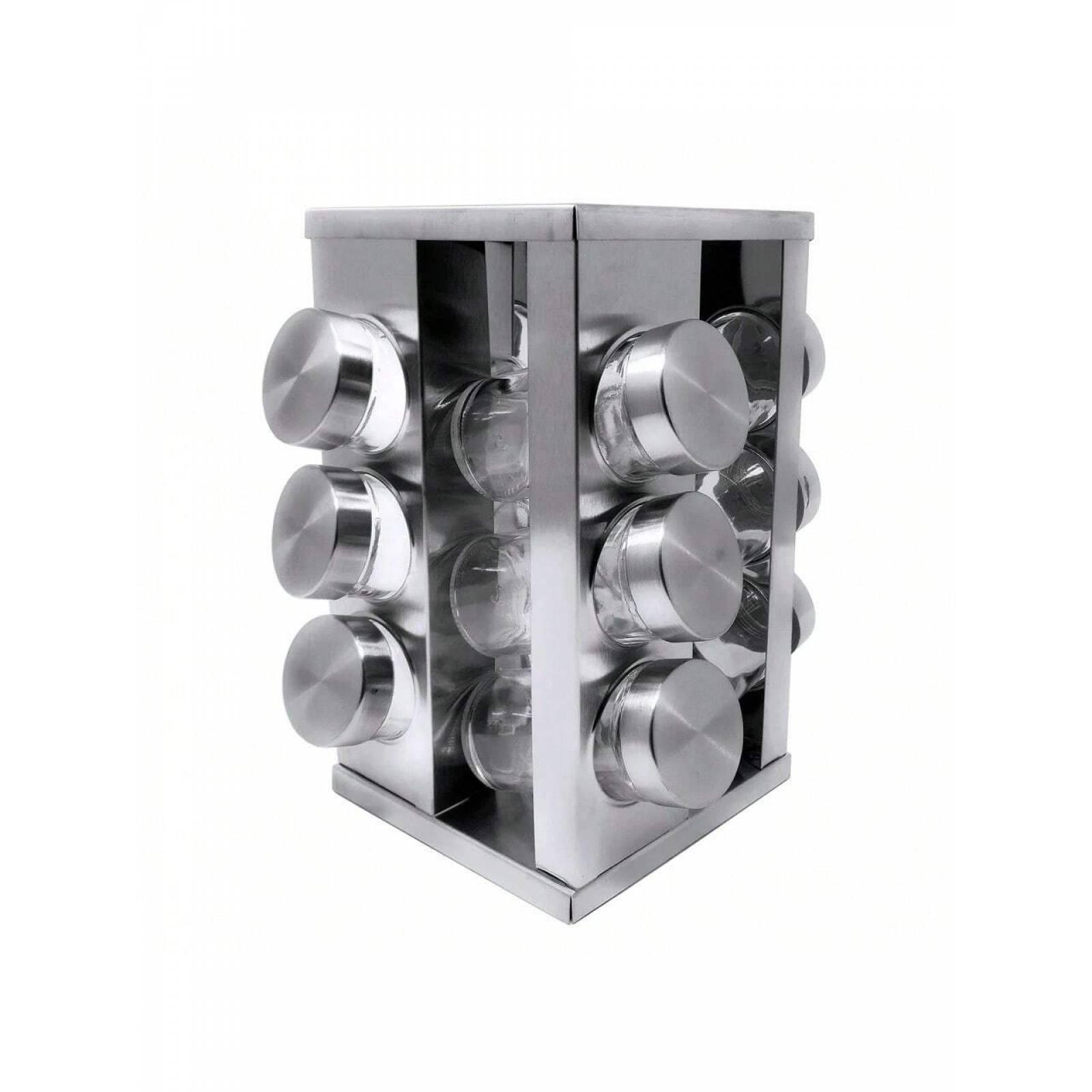 Especieros de 12 Piezas Acero Inoxidable