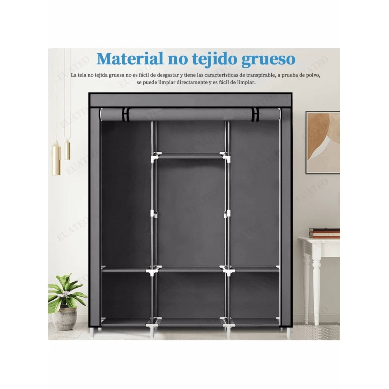 Closet Organizador Armable Cubierta De No Tejida Portatil