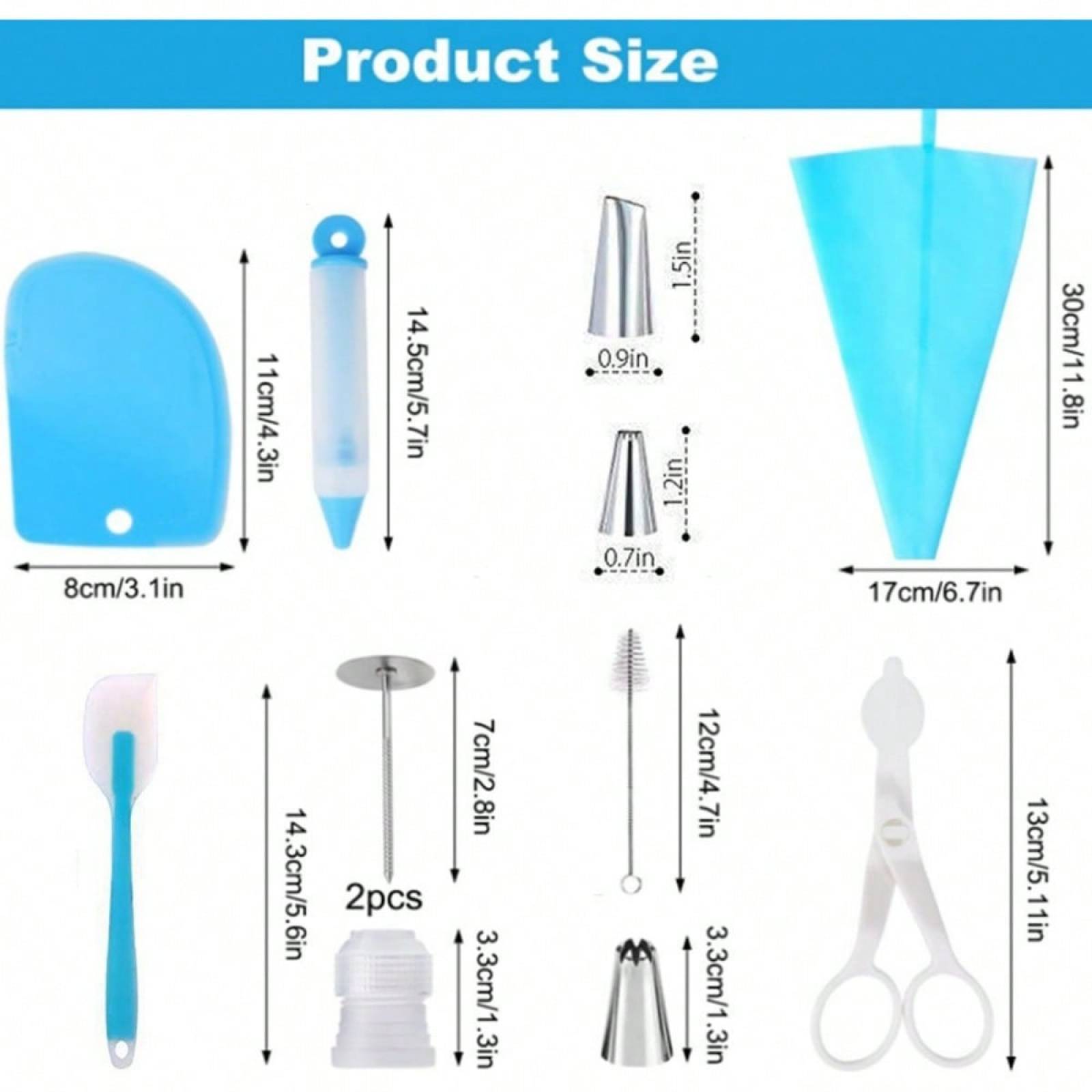 Juego De Manga Para Decoración De Pasteles 102 Piezas