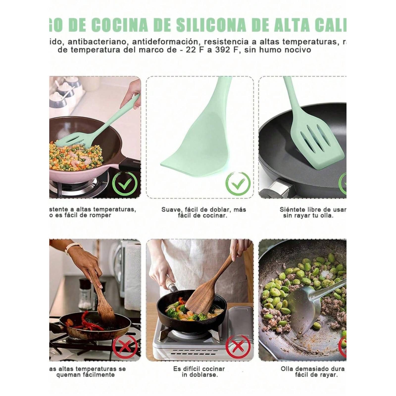 Utensilios De Cocina De Silicona Para Cocina 13 Pzs