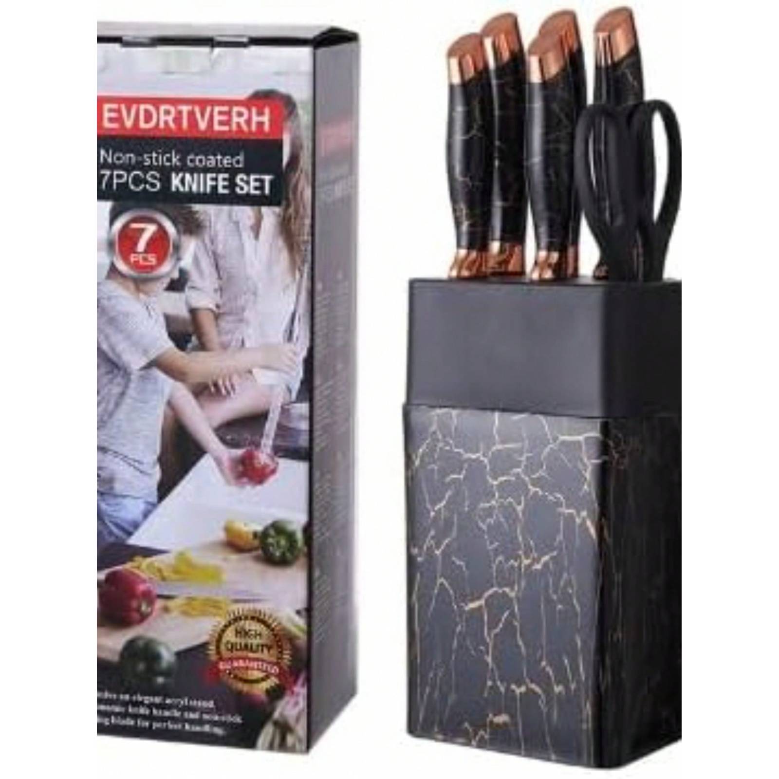 Juego de cuchillos de cocina de acero inoxidable para Chef.