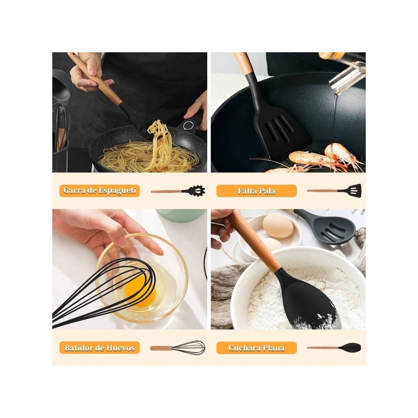 Utensilios de Cocina 34 piezas 