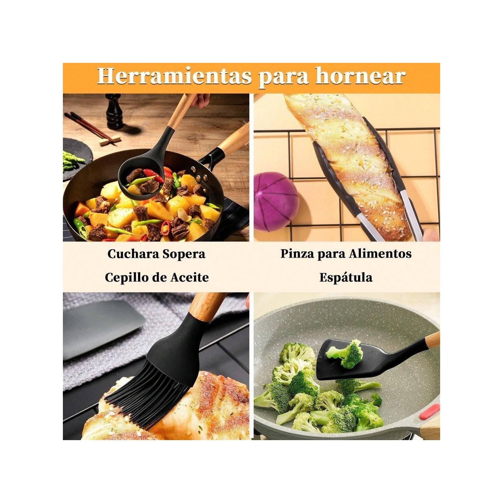 Utensilios de Cocina 34 piezas 