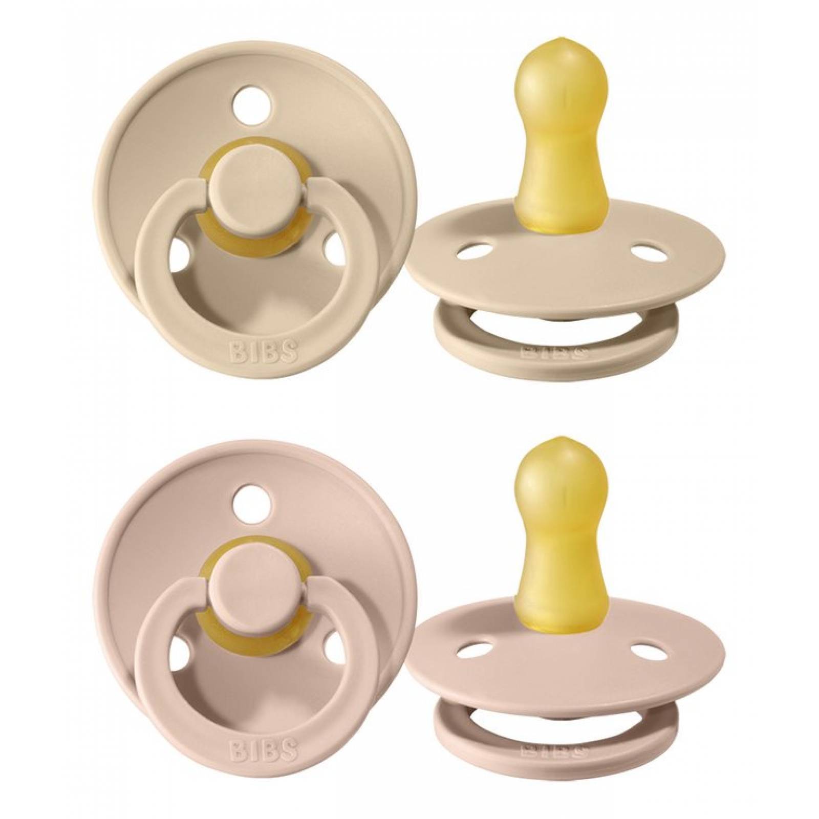 Bibs Chupones De Látex Para Bebe De 0-6 Meses