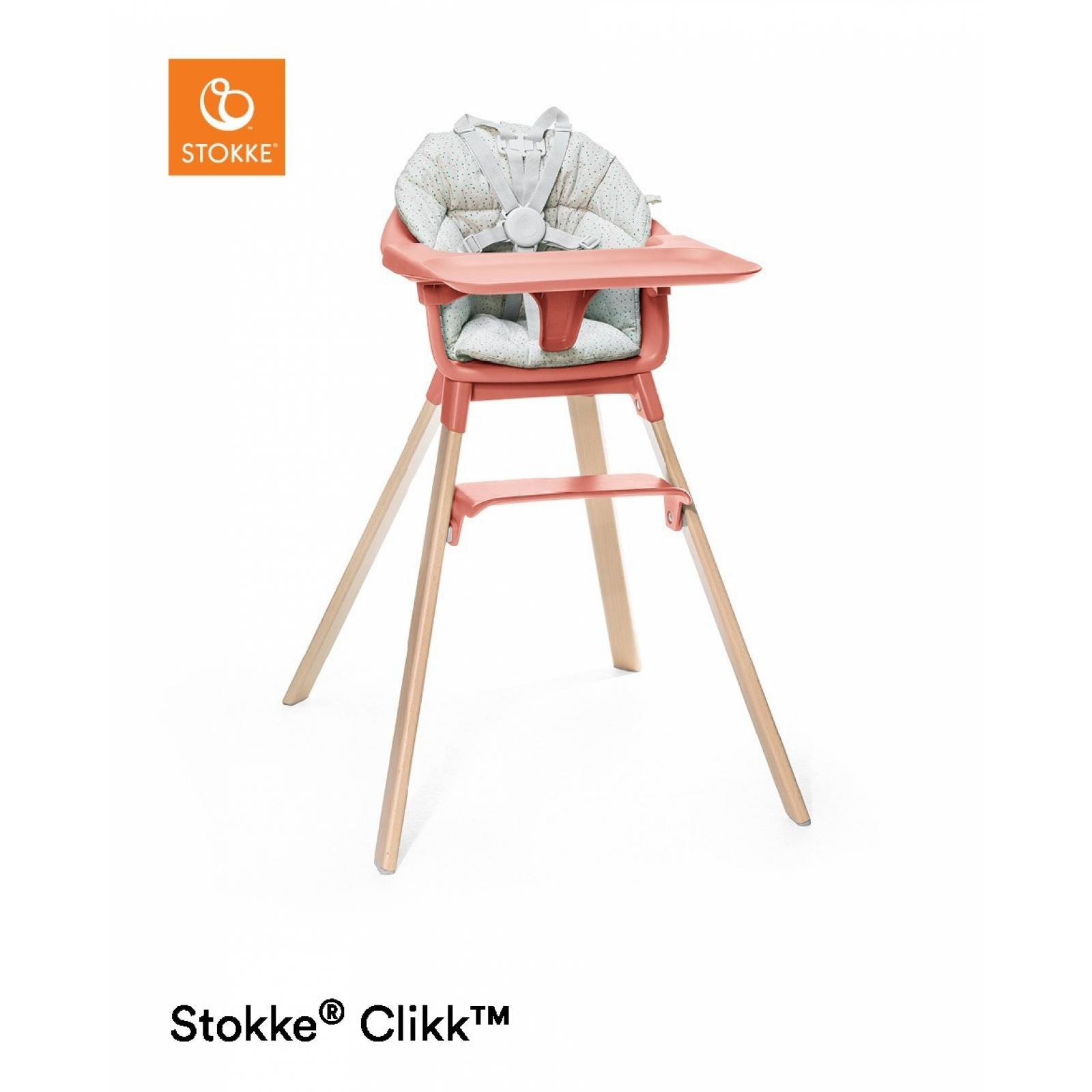 Silla Alta Stokke Clikk y Cojin