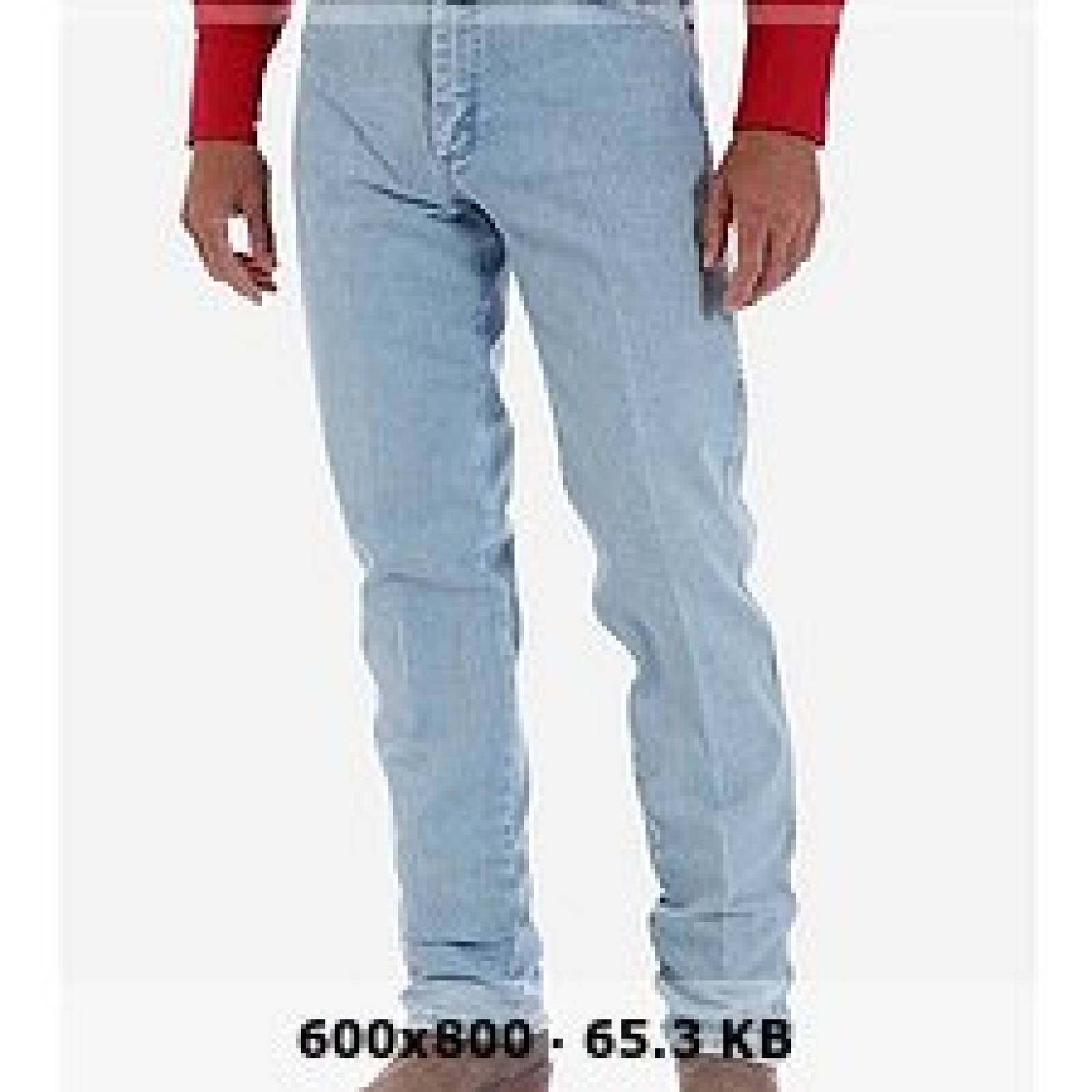 Pantalón Wrangler 936gbh Azul Cielo Slim Fit 36x34