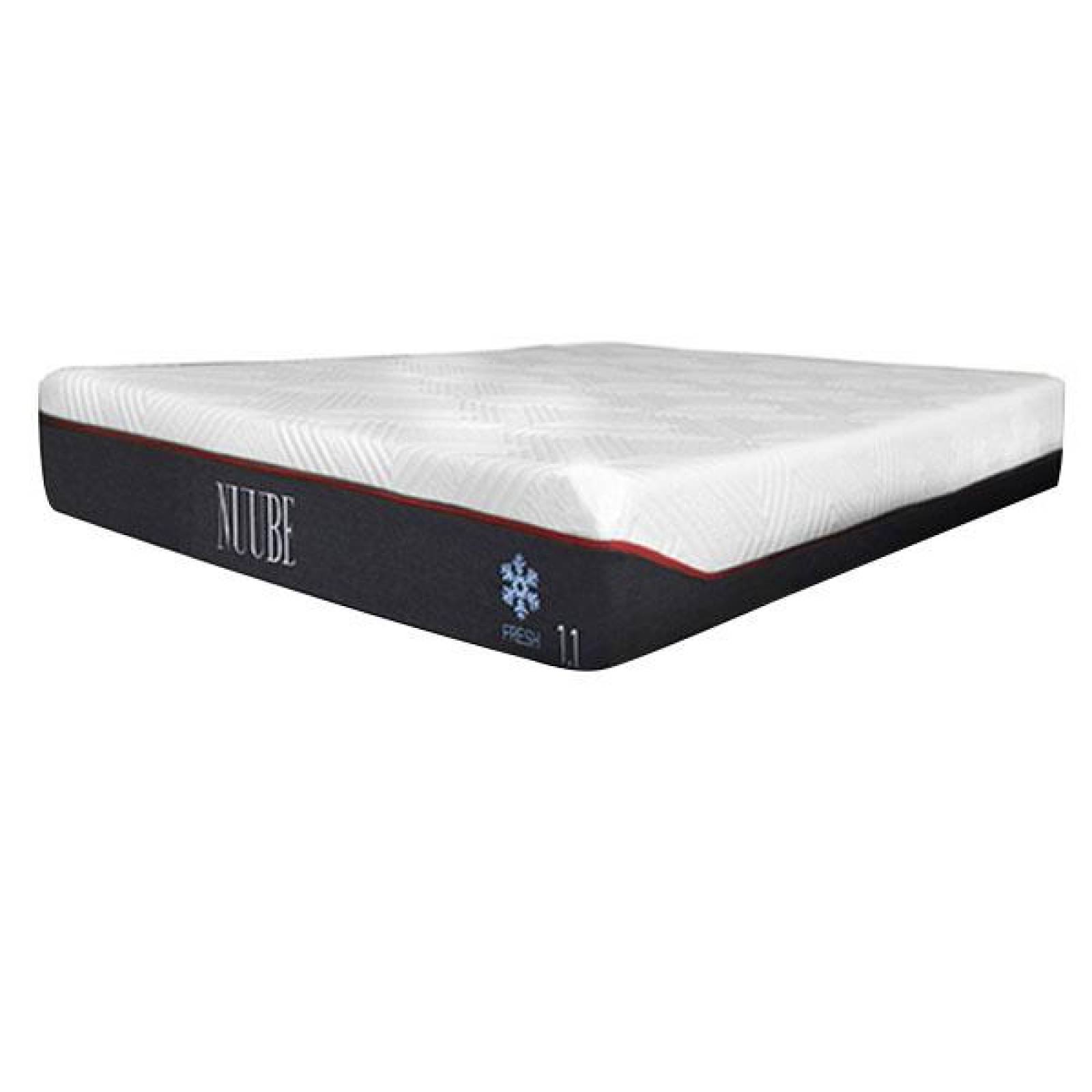 Colchón de Memory Foam Matrimonial Nuube 1.1 , empacado al vacío y entregado en caja 