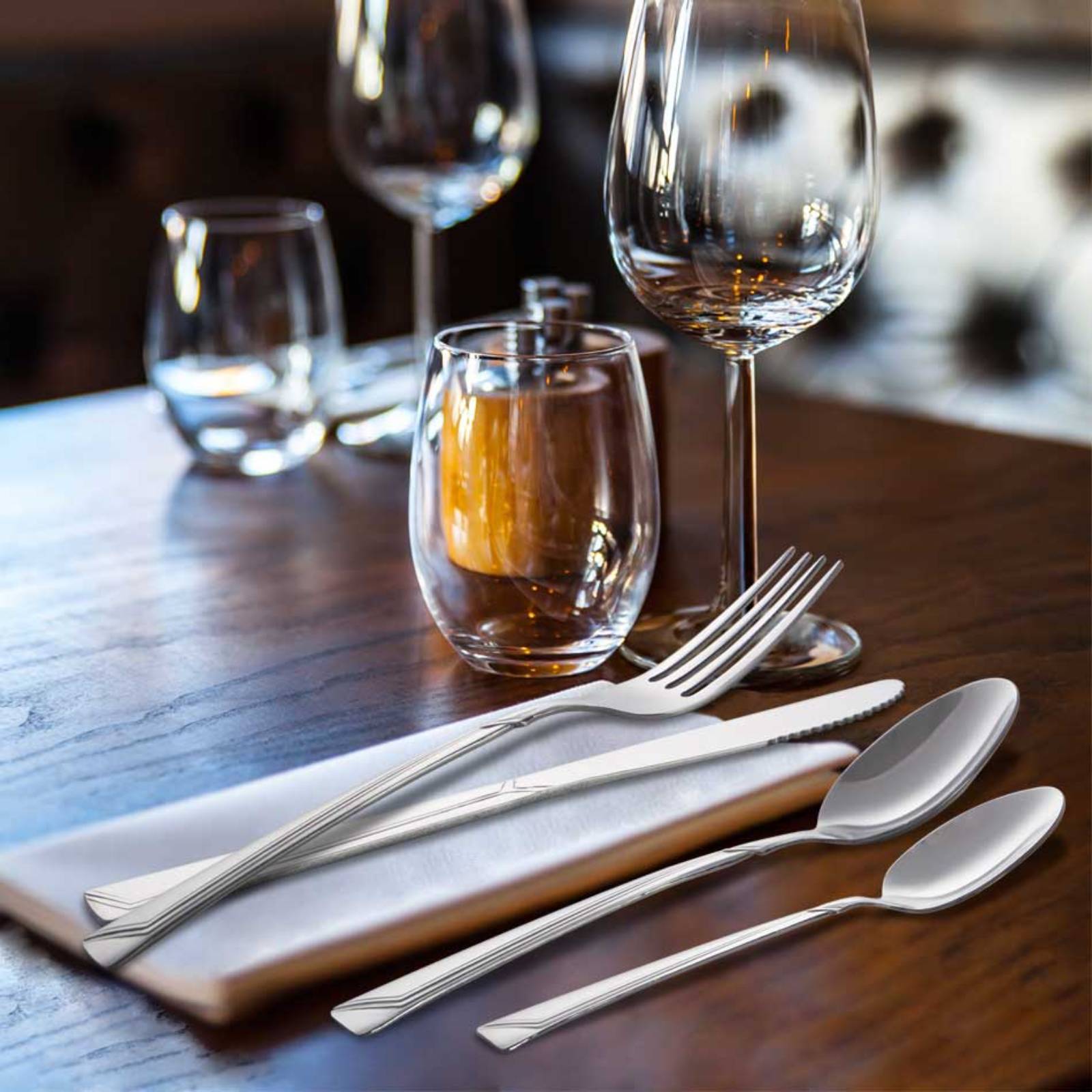 Juego de cubiertos Cuberteria Acero Inoxidable Moven Sofía 16 Piezas