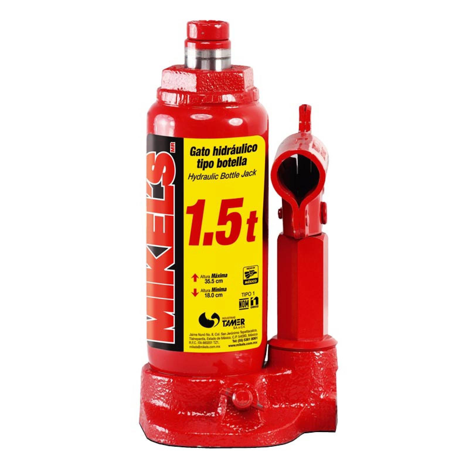 Gato de botella 1 1/2 toneladas Mikels