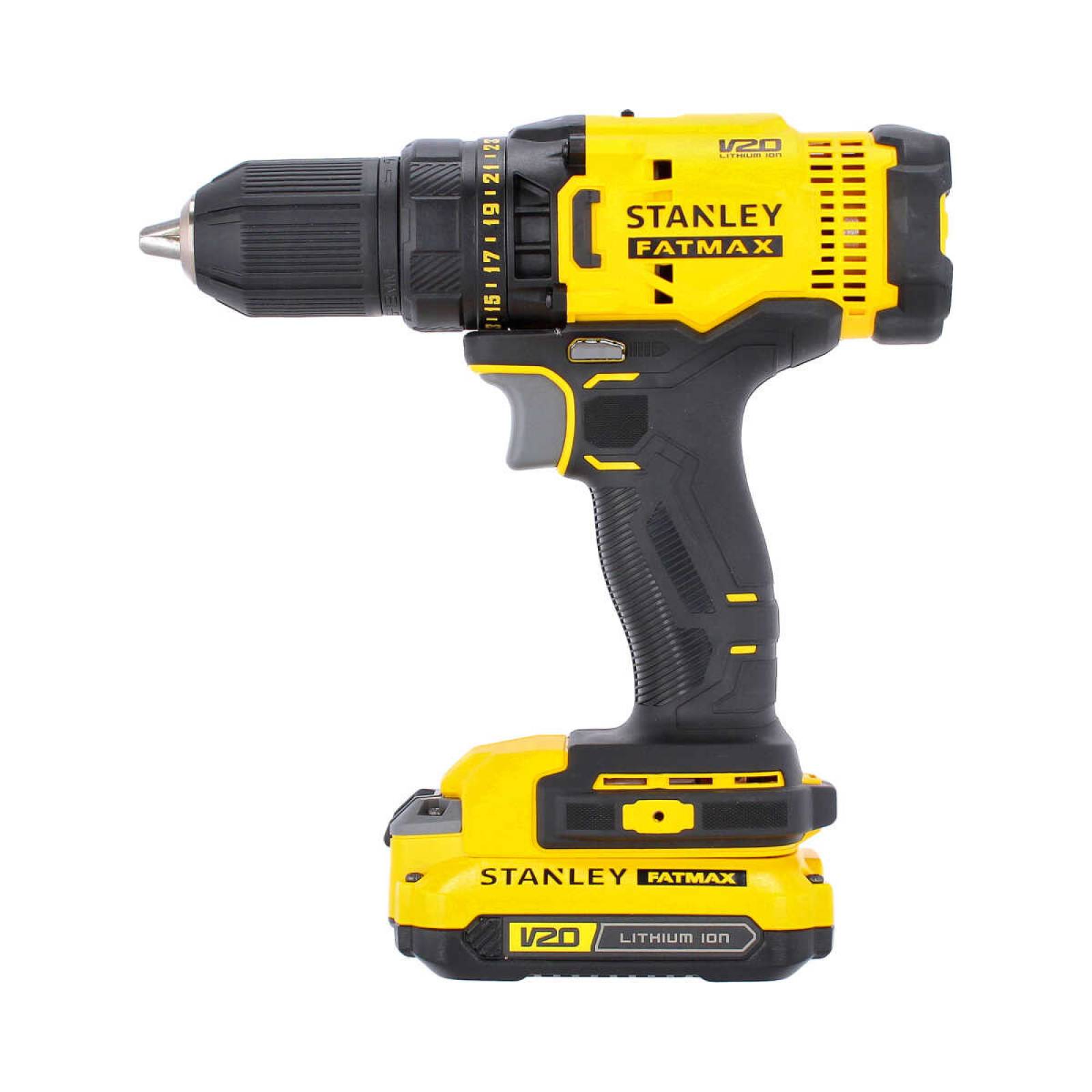 Taladro atornillador inalámbrico 1/2 20 V MAX FATMAX SCD700C2K Stanley