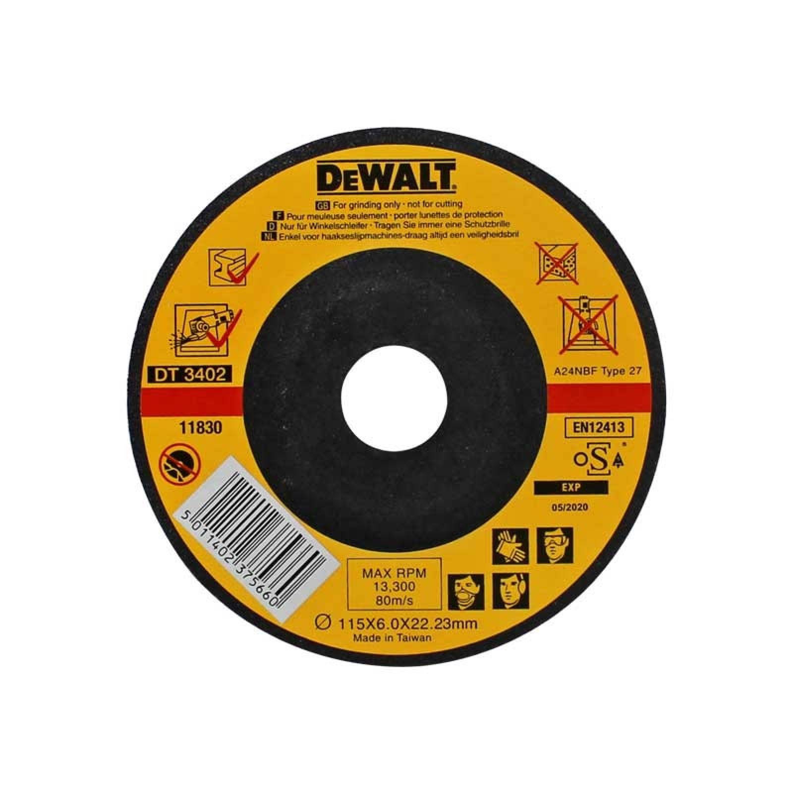 Mini Esmeriladora 900W 41/2 4120 DeWALT