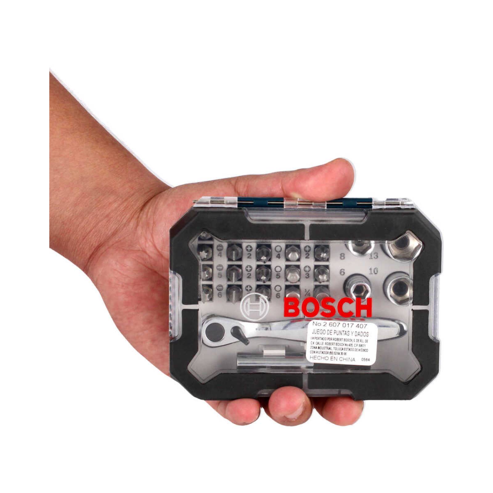 Juego de puntas y dados con 26 piezas 2 607 017 407 Bosch