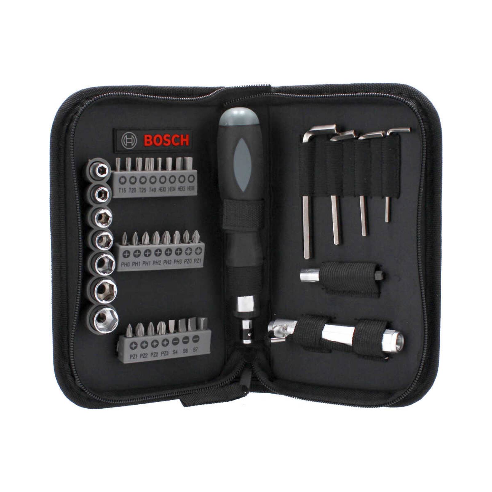 Juego de puntas  linterna 38 piezas 2 607 017 511 Bosch