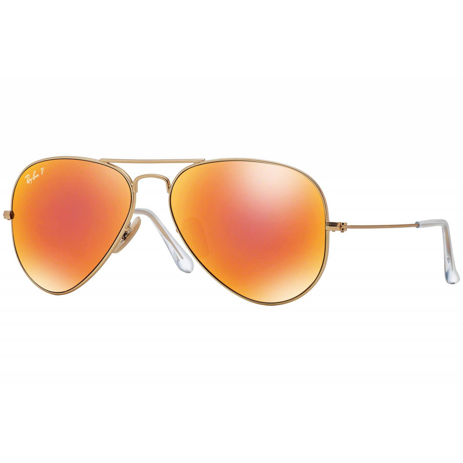 Lentes de Sol Ray Ban Aviador RB3025 112/4D Polarizado Naranja Unisex