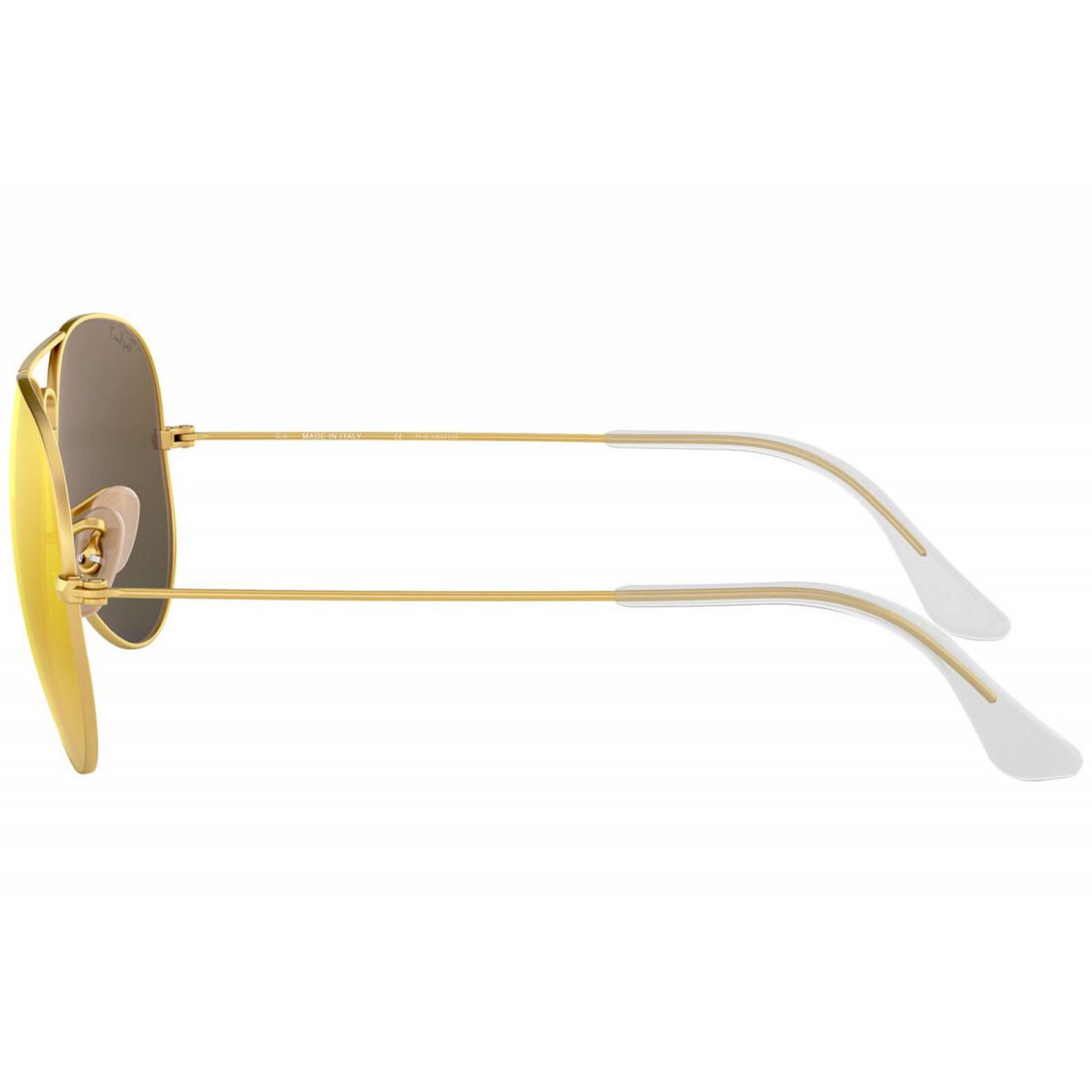 Lentes de Sol Ray Ban Aviador RB3025 112/4D Polarizado Naranja Unisex