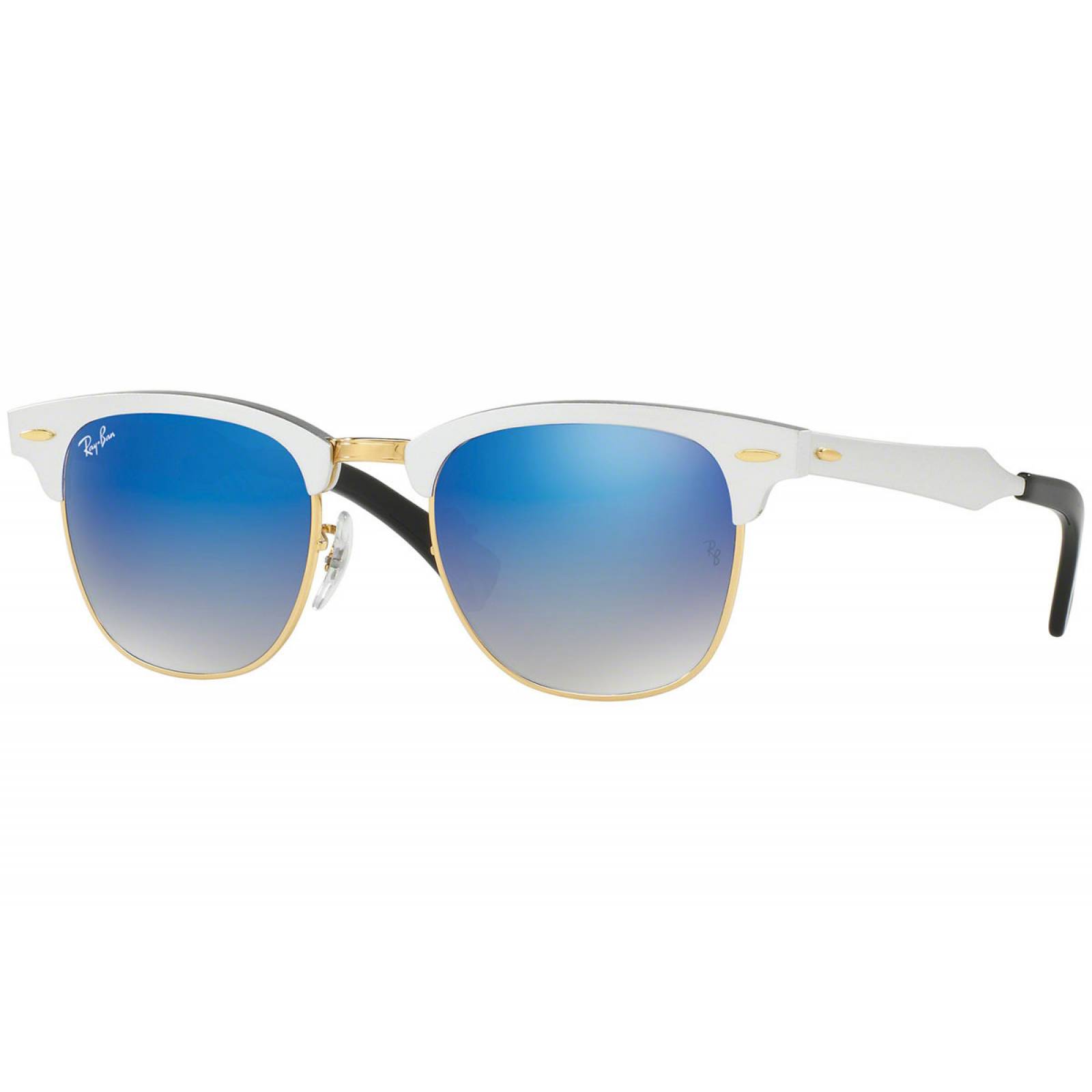 Lentes de Sol Ray Ban Clubmaster Aluminium RB3507 137/7Q Azul Unisex
