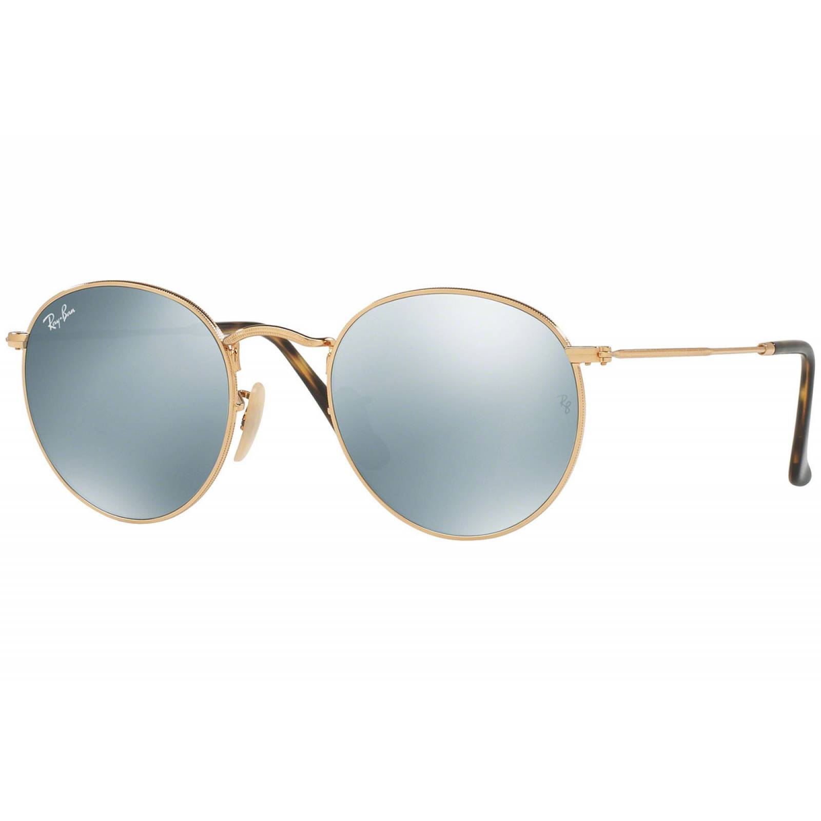 Lentes de Sol Ray Ban Round Flat Lenses RB3447N 001/30 Unisex