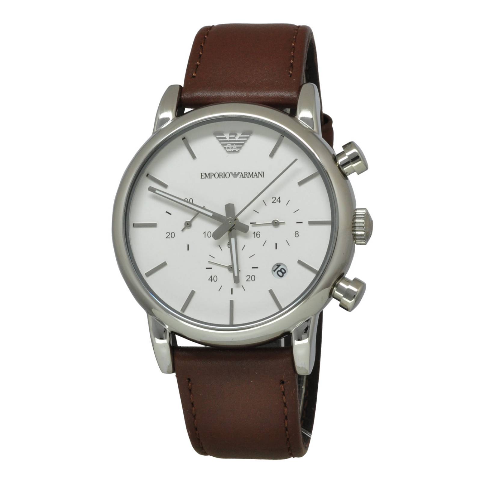 Reloj Emporio Armani Ar1846 Café Clasico Hombre
