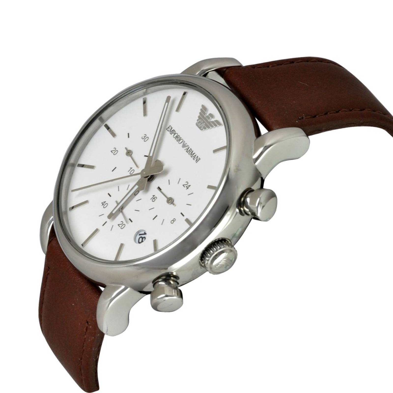 Reloj Emporio Armani Ar1846 Café Clasico Hombre