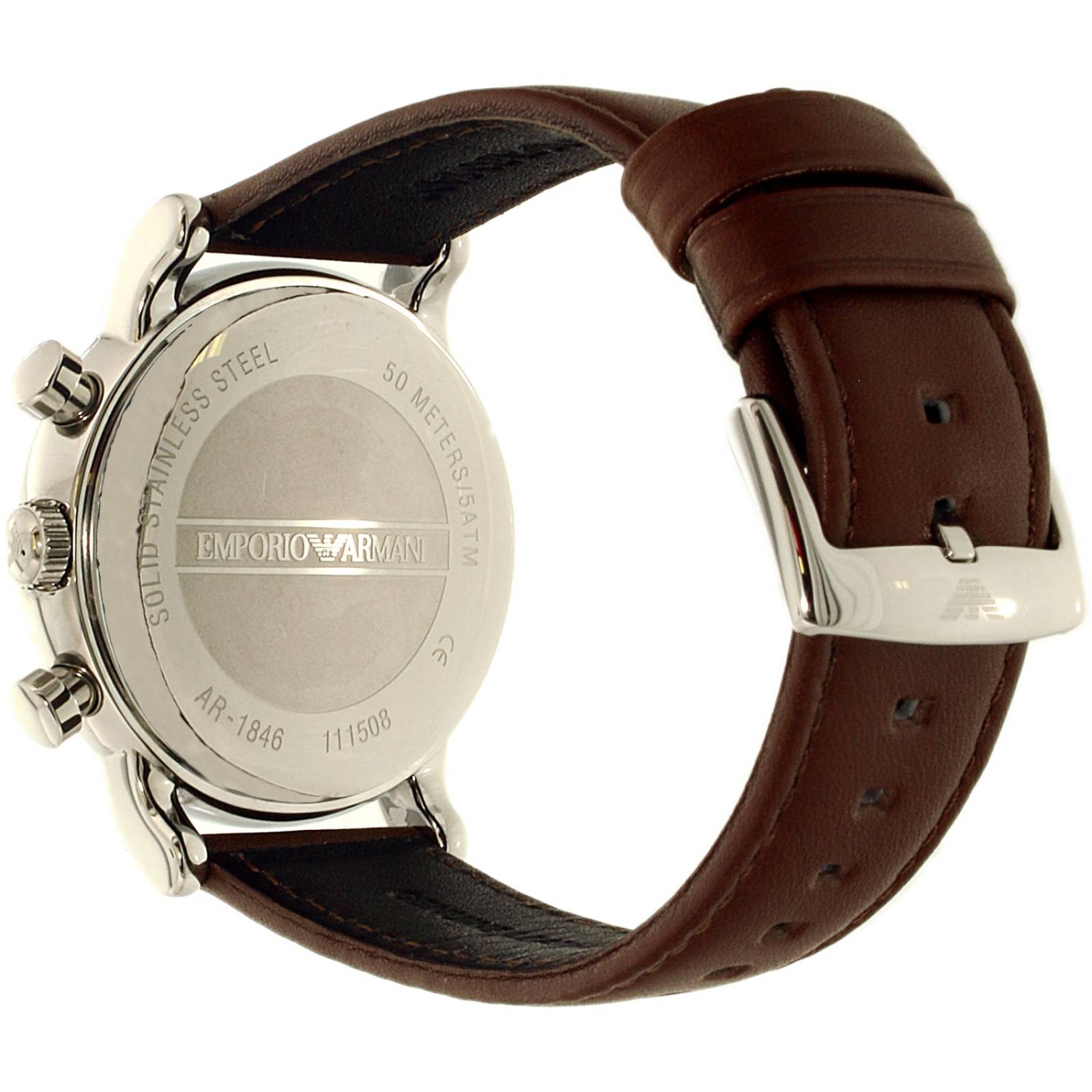 Reloj Emporio Armani Ar1846 Café Clasico Hombre