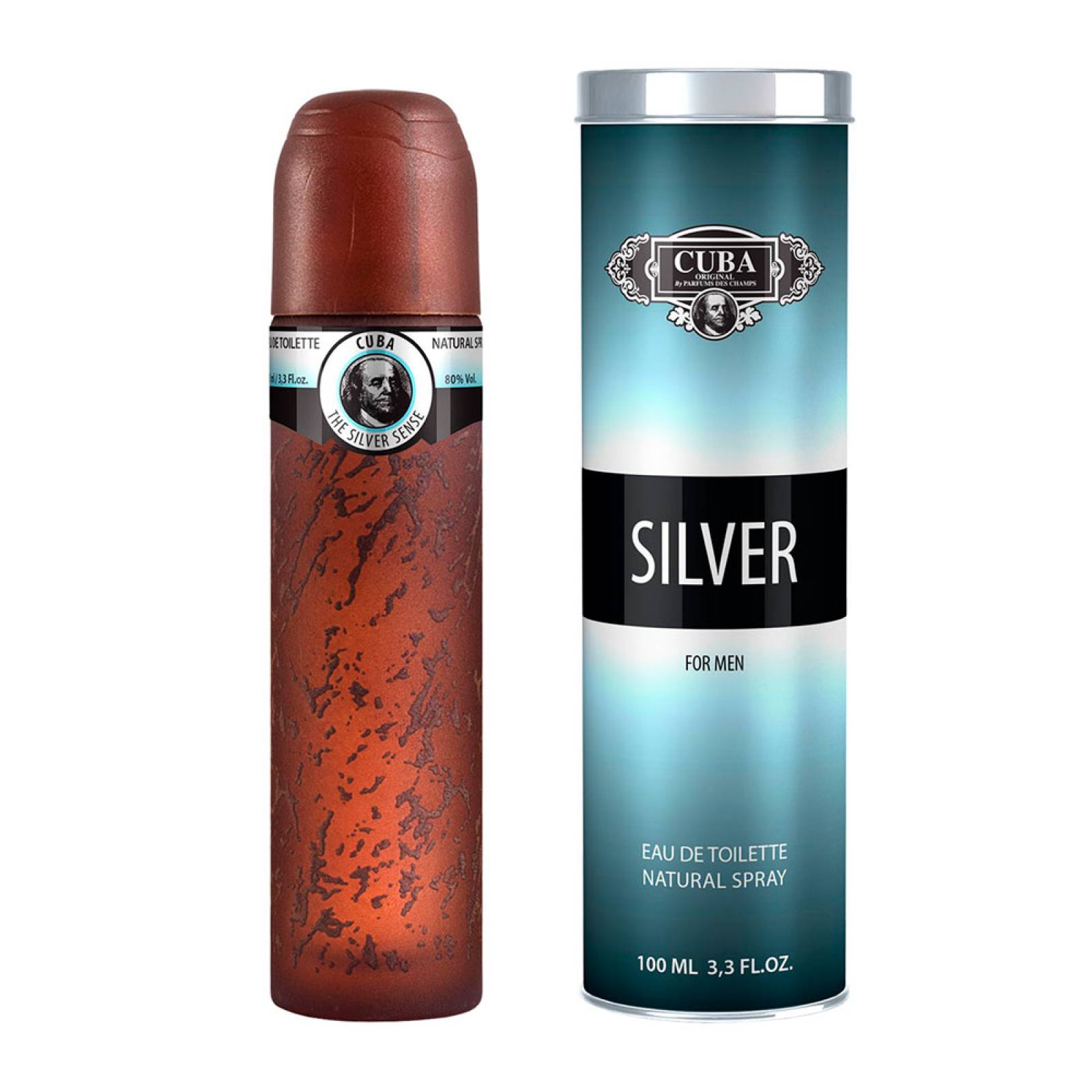 Perfume  Cuba Silver Agua de tocador 100 ml hombre