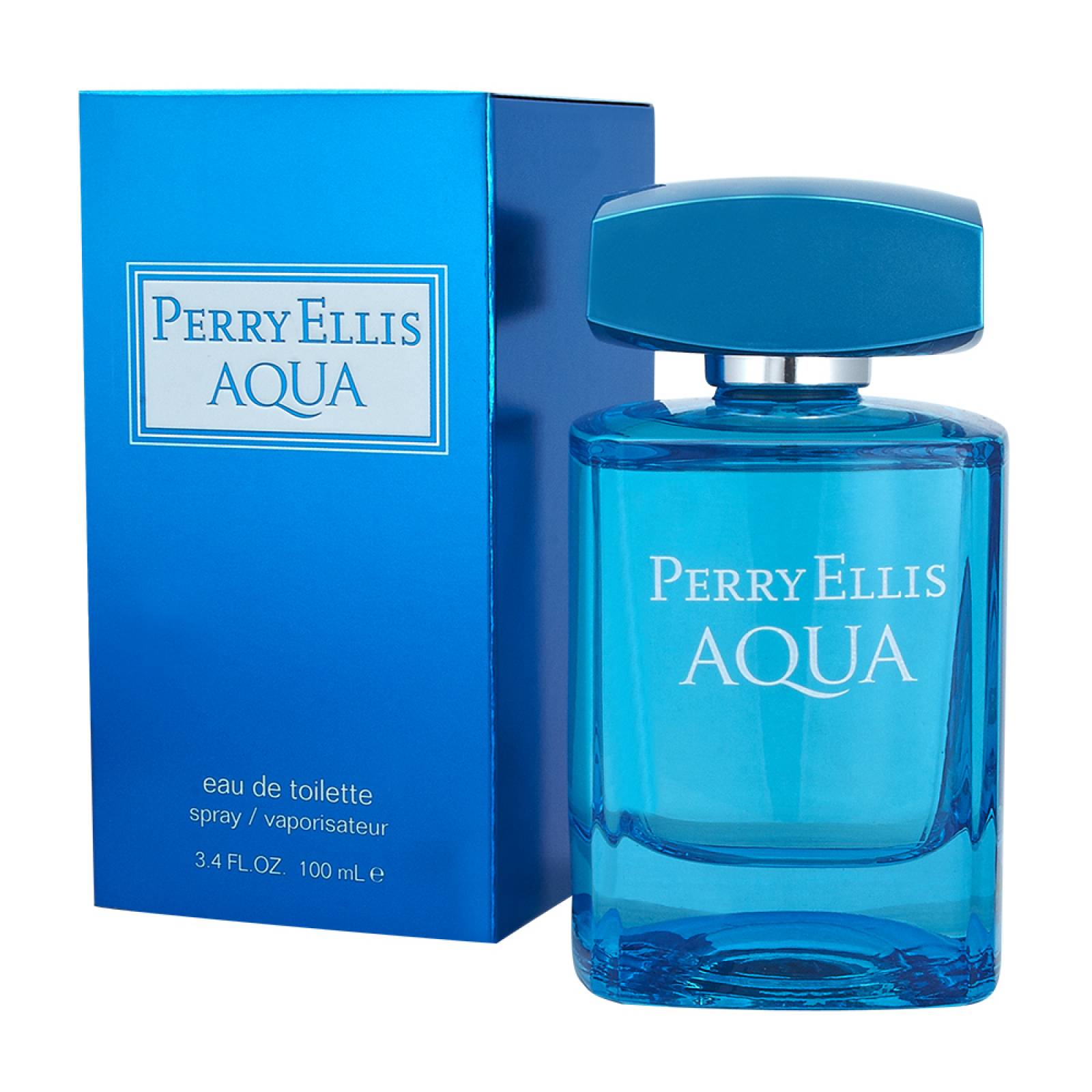 Perfume  Perry Ellis AQUA  Agua de tocador 100ml hombre
