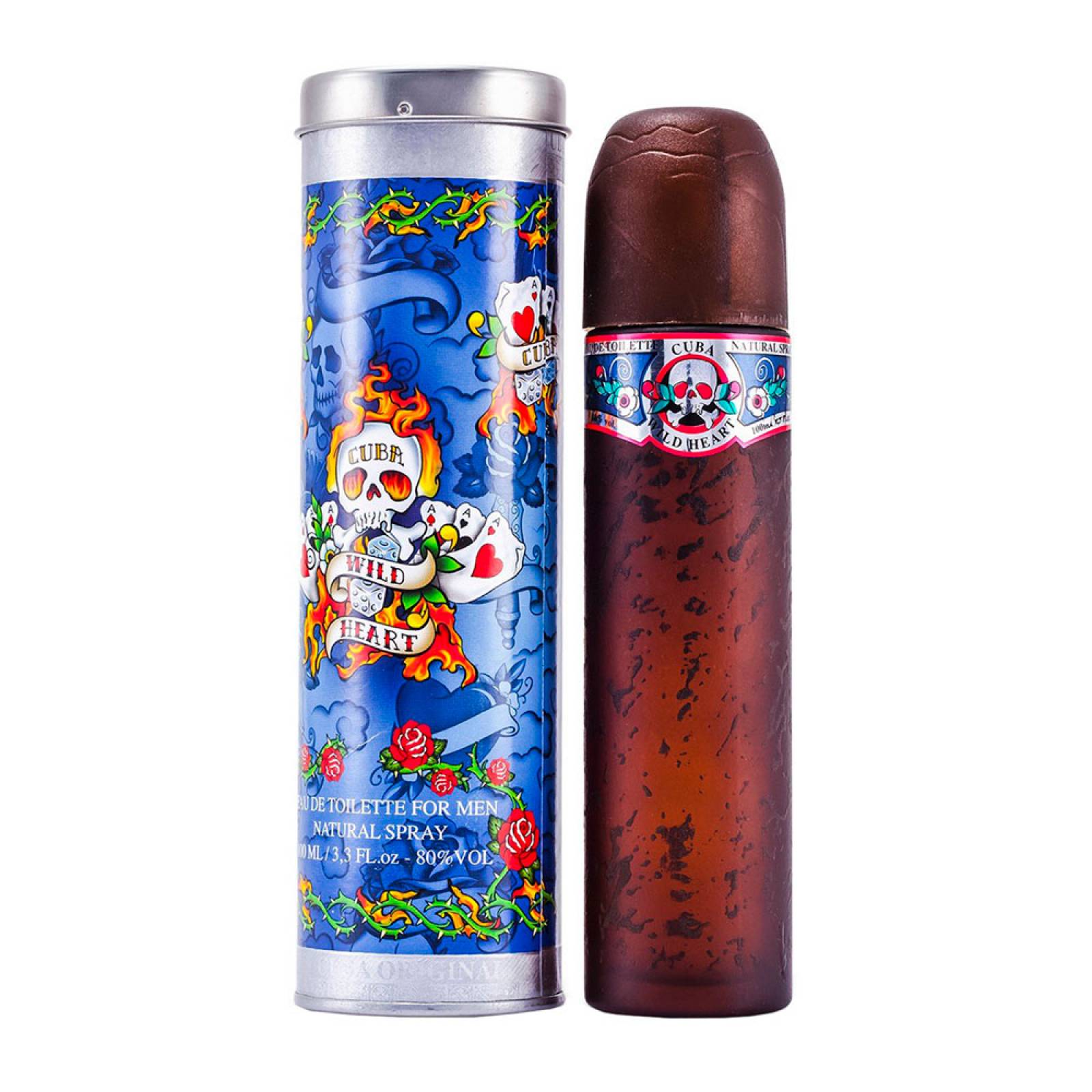 Perfume Cuba Wild Heart Agua de tocador 100ml hombre