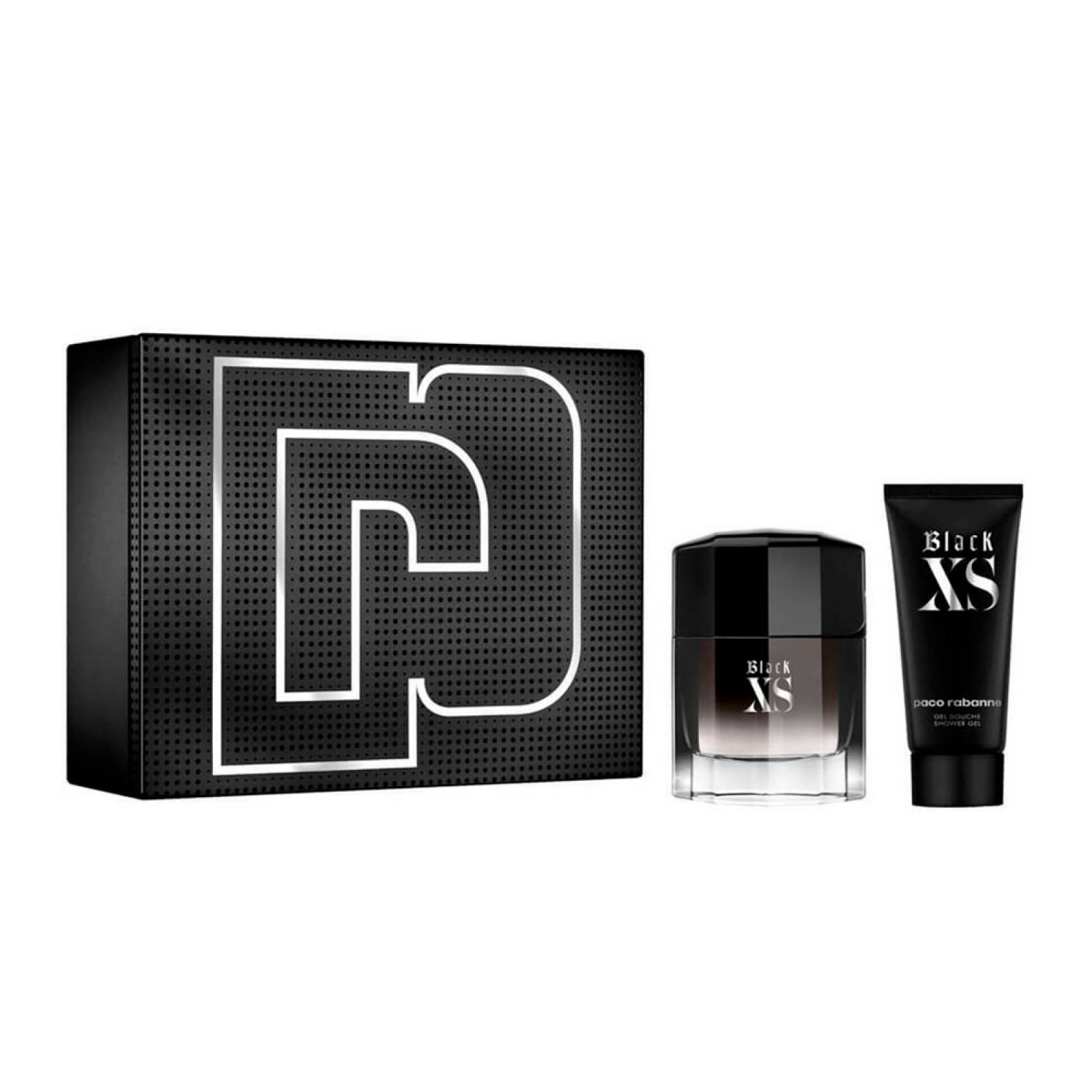 Estuche  Paco Rabanne Black XS  2pzs Metal hombre