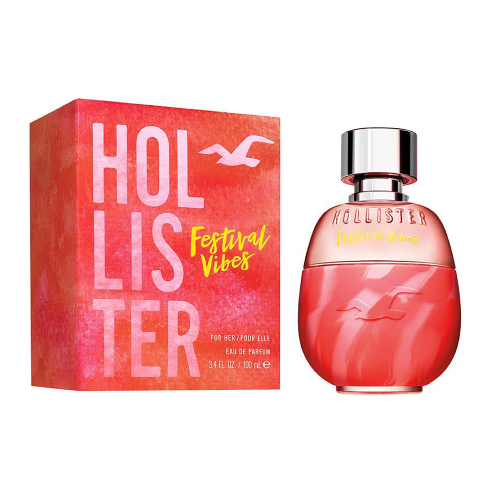 Perfume Hollister Festival Vibes agua de perfume 100ml Dama